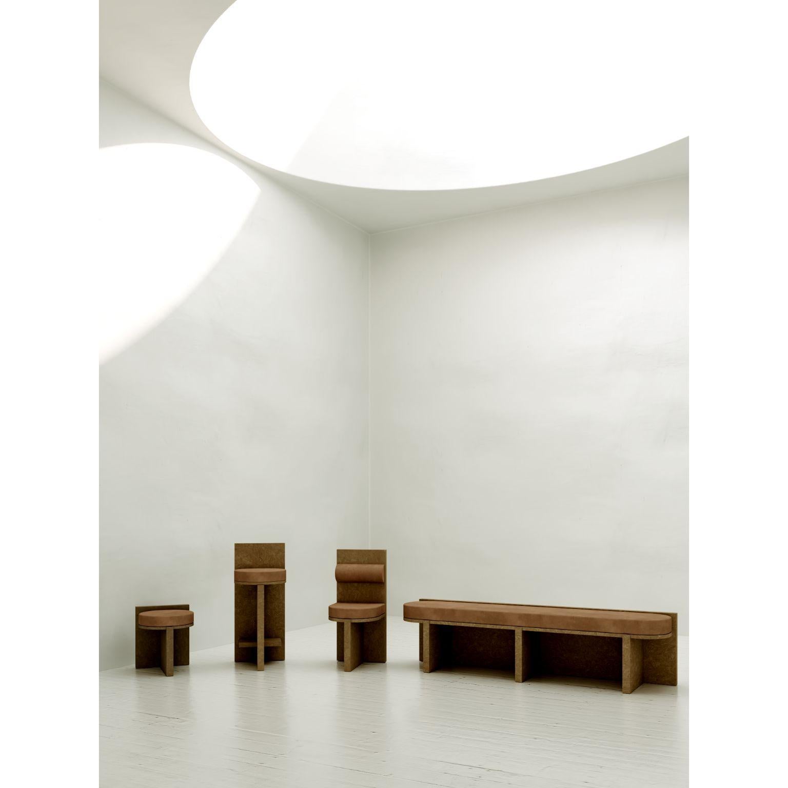 Francese Object 04 Marron Seating by Volta in vendita