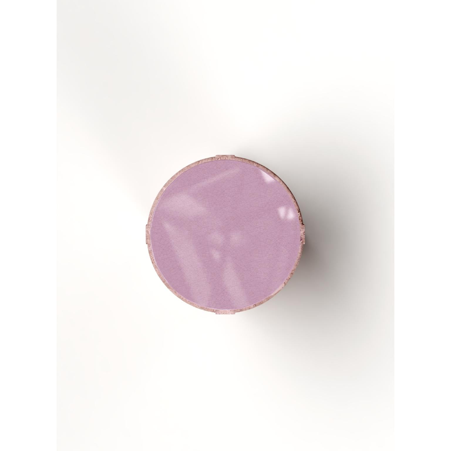 Ceramic Object 05 Violet Seating by Volta For Sale