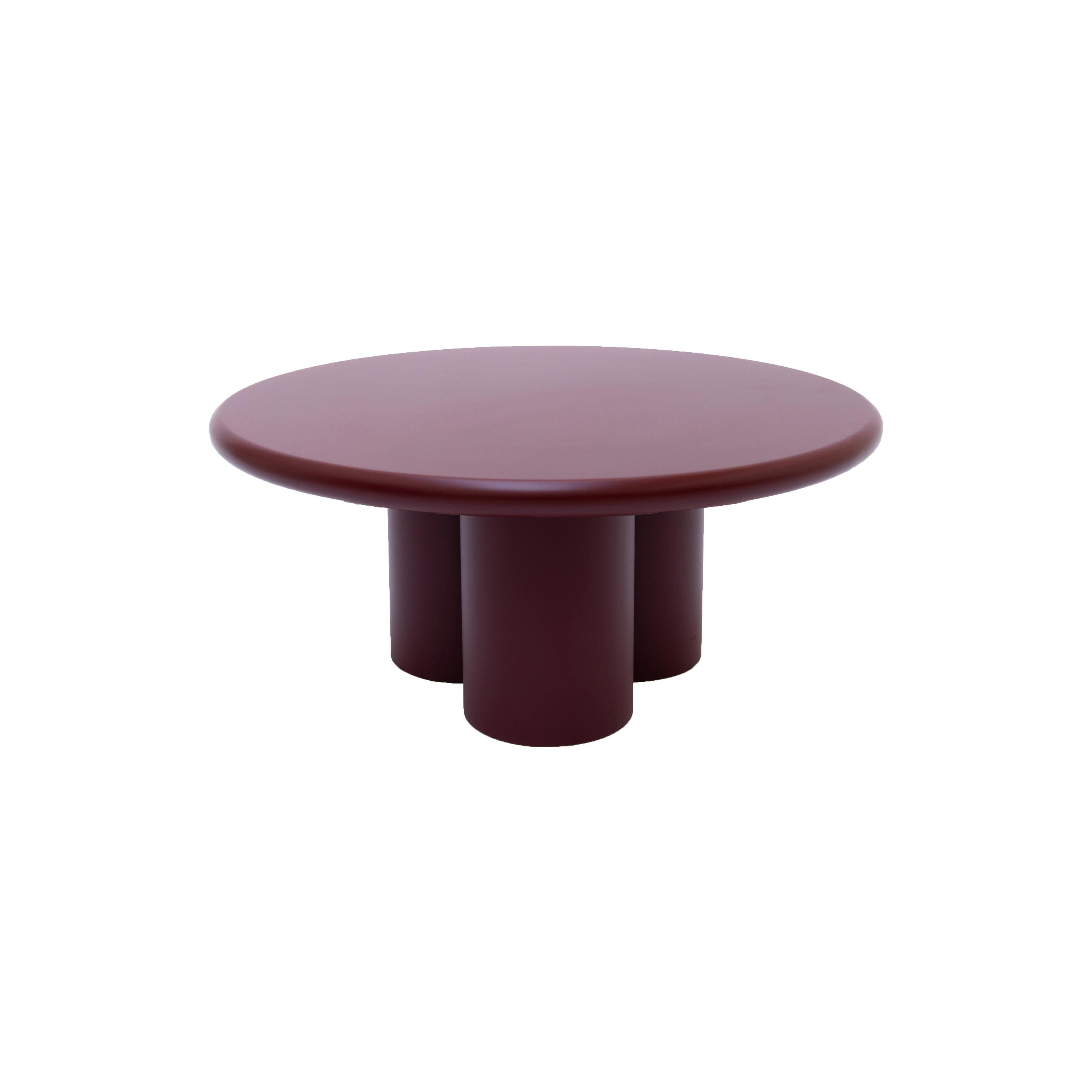 Polish Object 059 Mdf Red 80 Coffee Table by NG Design For Sale