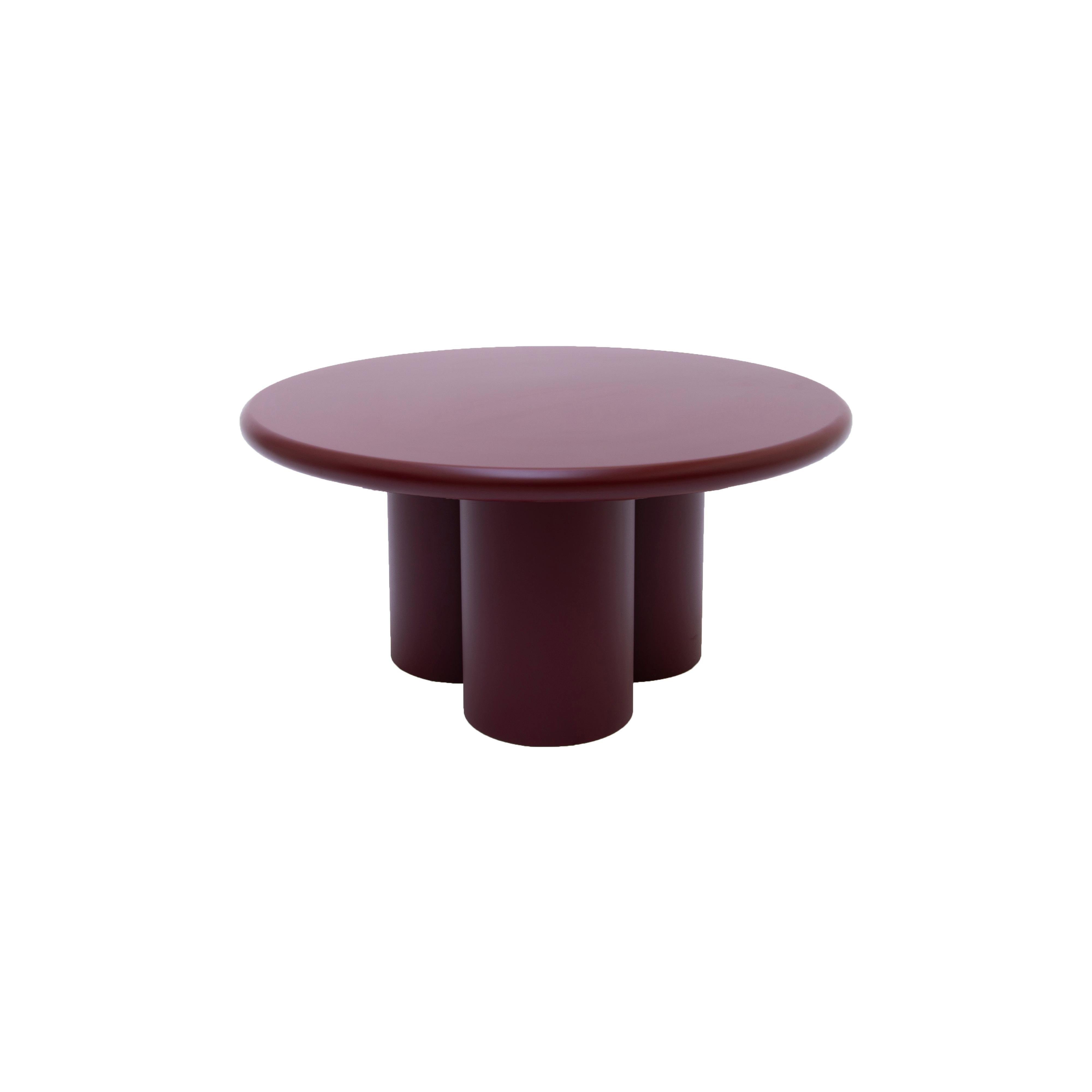 Post-Modern Object 059 Mdf Red 90 Coffee Table by NG Design For Sale