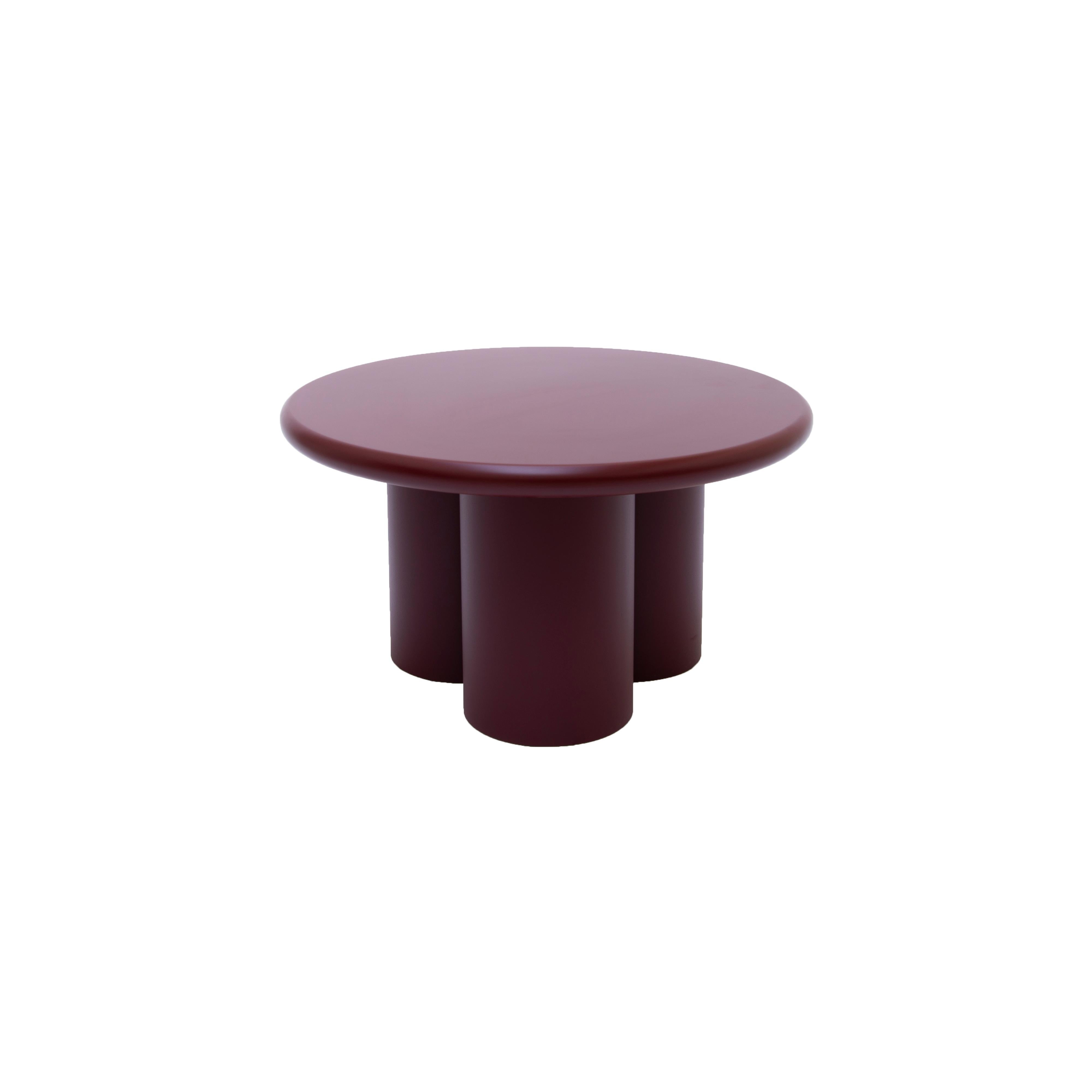 Polish Object 059 Mdf Red 90 Coffee Table by NG Design For Sale