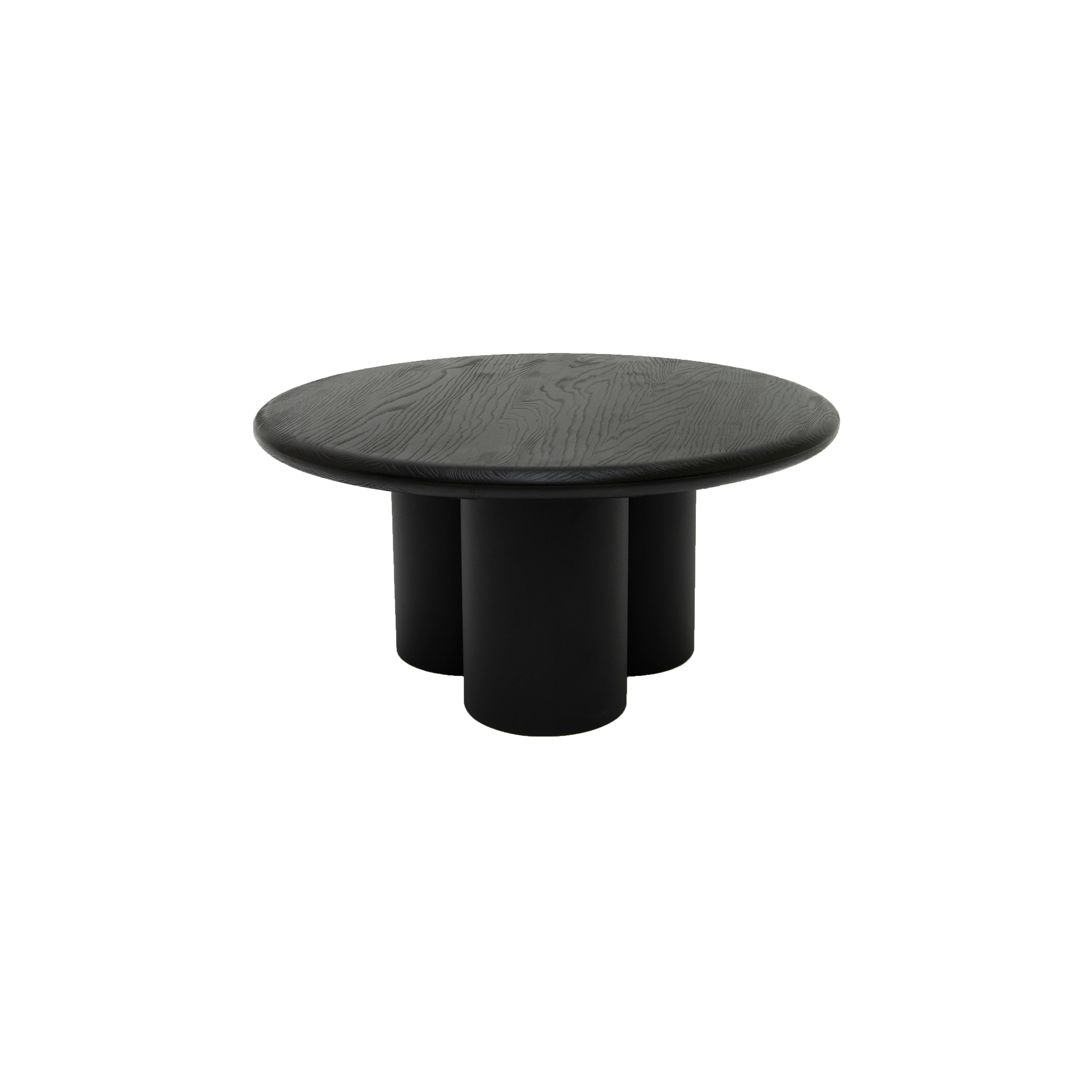 Post-Modern Object 059 Oak Black 70 Coffee Table by NG Design For Sale