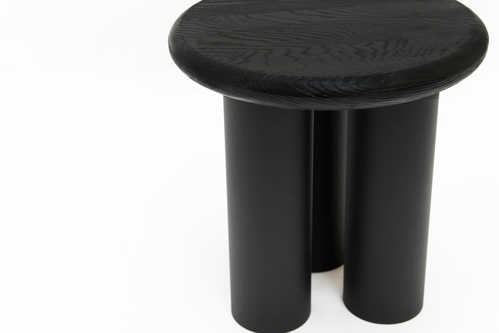 Post-Modern Object 062 Oak Side Table by NG Design For Sale