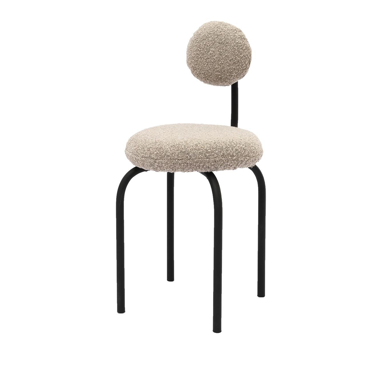 Bouclé Object 077 Chair by NG Design For Sale