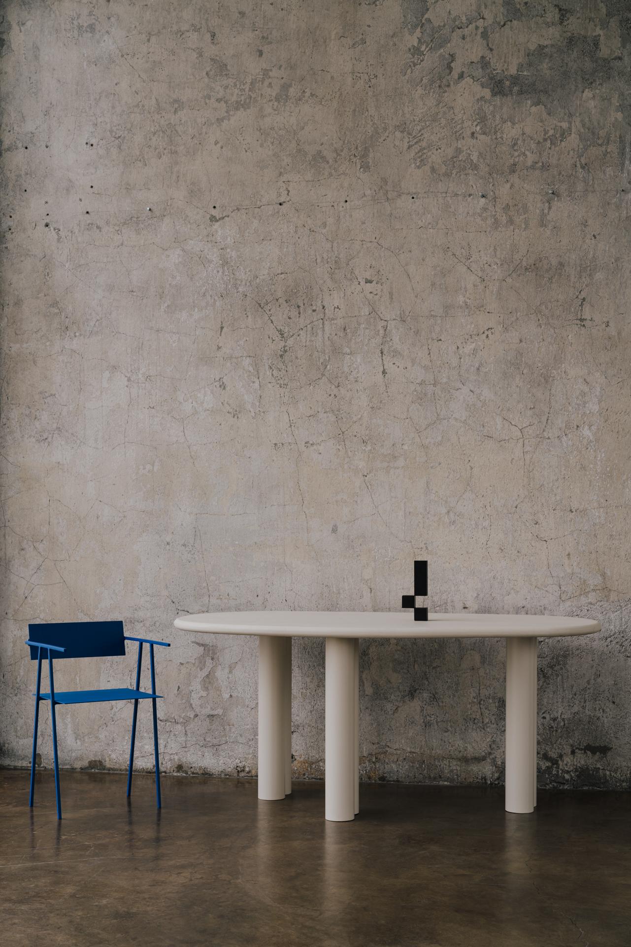 Steel Object 081 Table by NG Design For Sale