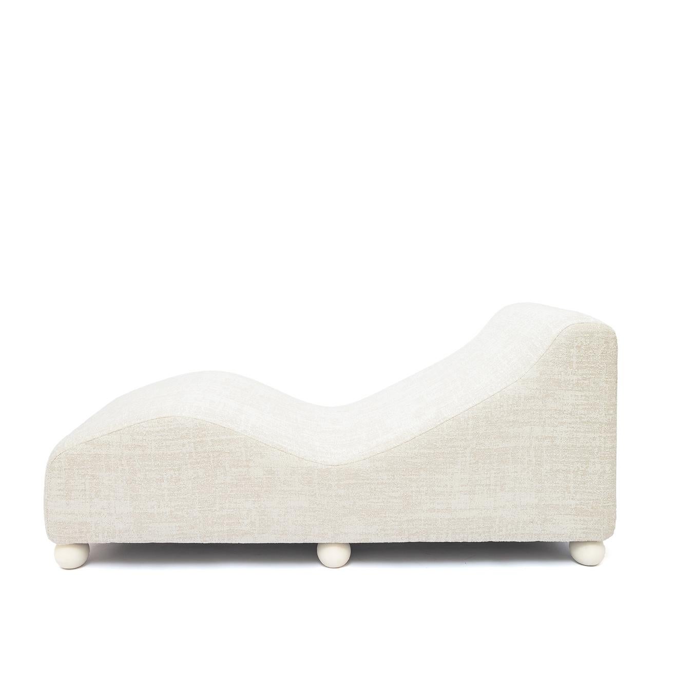 Object 099 Chaise Lounge by NG Design
Dimensions: W 163 x D 71 x H 75 cm
Materials: Rustic Fabric

Also Available: All of objects available in different materials and colors on demand.

Chaise longue with original upholstery, mounted on six