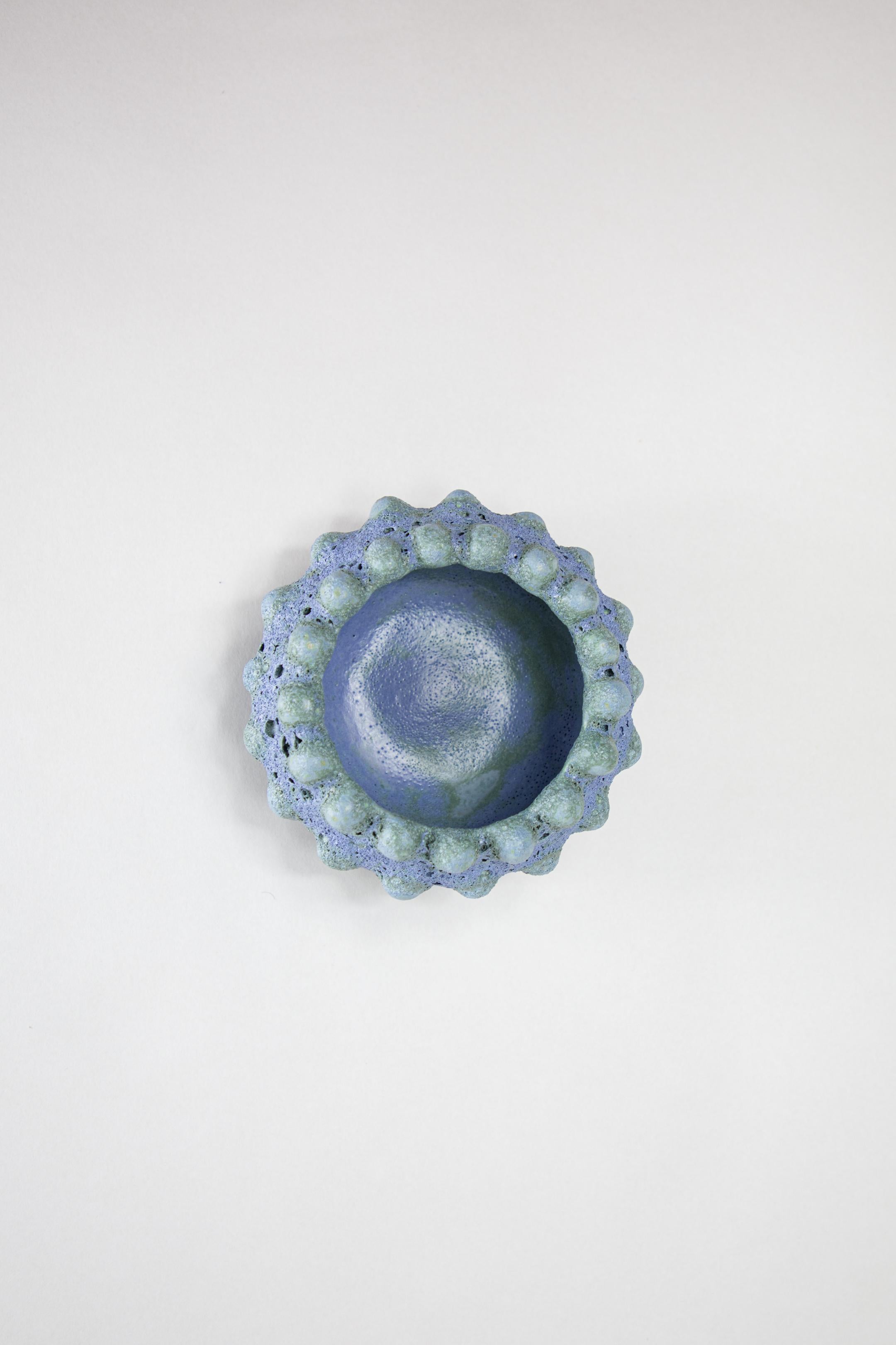 Object 1 Atlantis Collection by Angeliki Stamatakou
One of a kind, 2022
Dimensions: H 7 x W 12 cm.
Materials: Stoneware, handmade glaze.
Colors: blue, pink, ivory.

Angeliki Stamatakou is a ceramics artist based in Athens, Greece. She studied