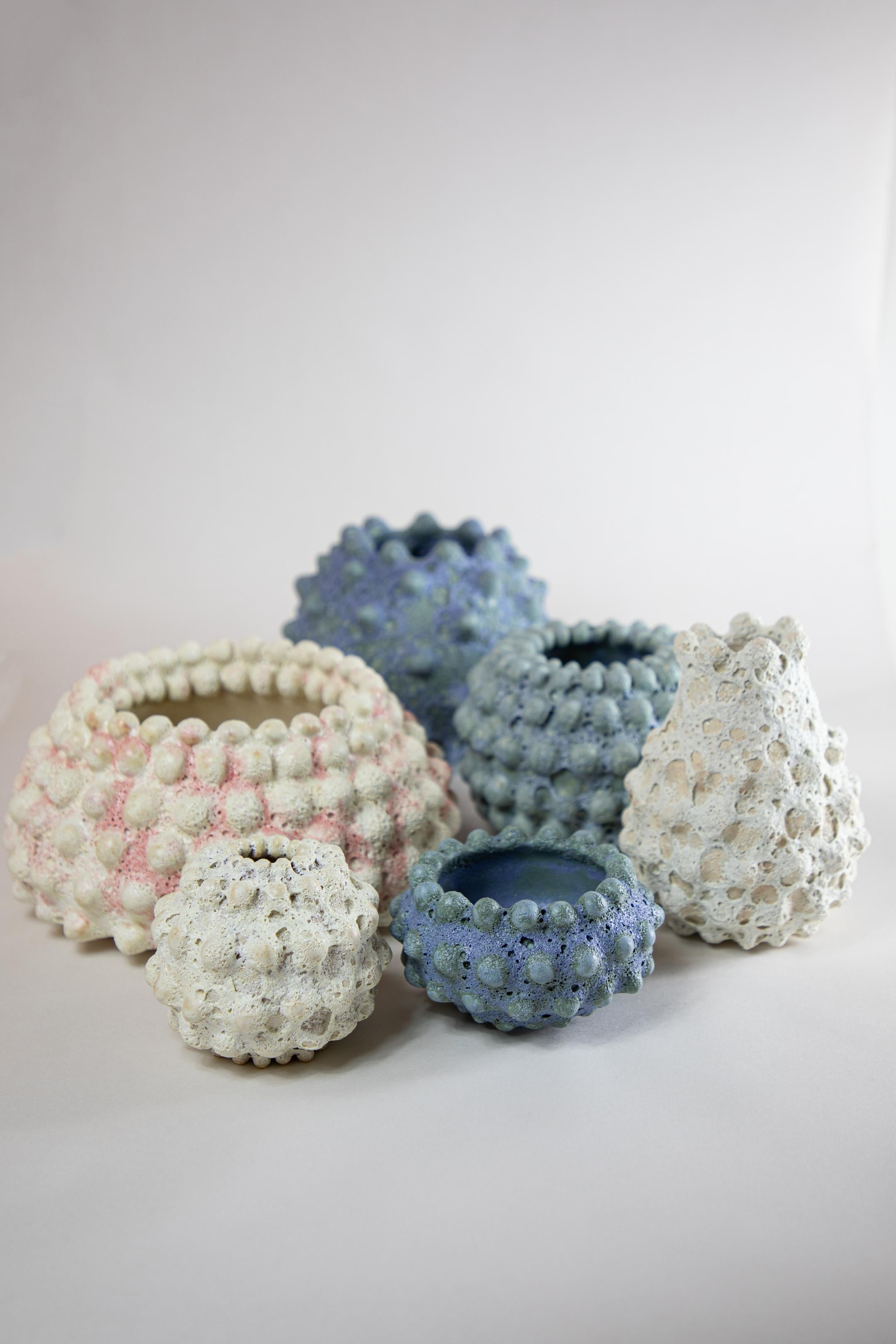 Object 2 Atlantis Collection by Angeliki Stamatakou
One of a kind, 2022
Dimensions: H16 x W11 cm.
Materials: Stoneware, handmade glaze.
Colors: blue, pink, ivory.

Angeliki Stamatakou is a ceramics artist based in Athens, Greece. She studied