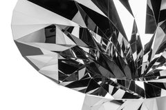 Object #MT-T1-S-S Mirror Polished Stainless Steel Table by Zhoujie Zhang