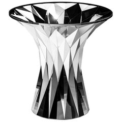 Object #MT-T3-S-S Mirror Polished Stainless Steel Table by Zhoujie Zhang