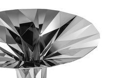 Object #MT-T4-S-S Mirror Polished Stainless Steel Side Table by Zhoujie Zhang