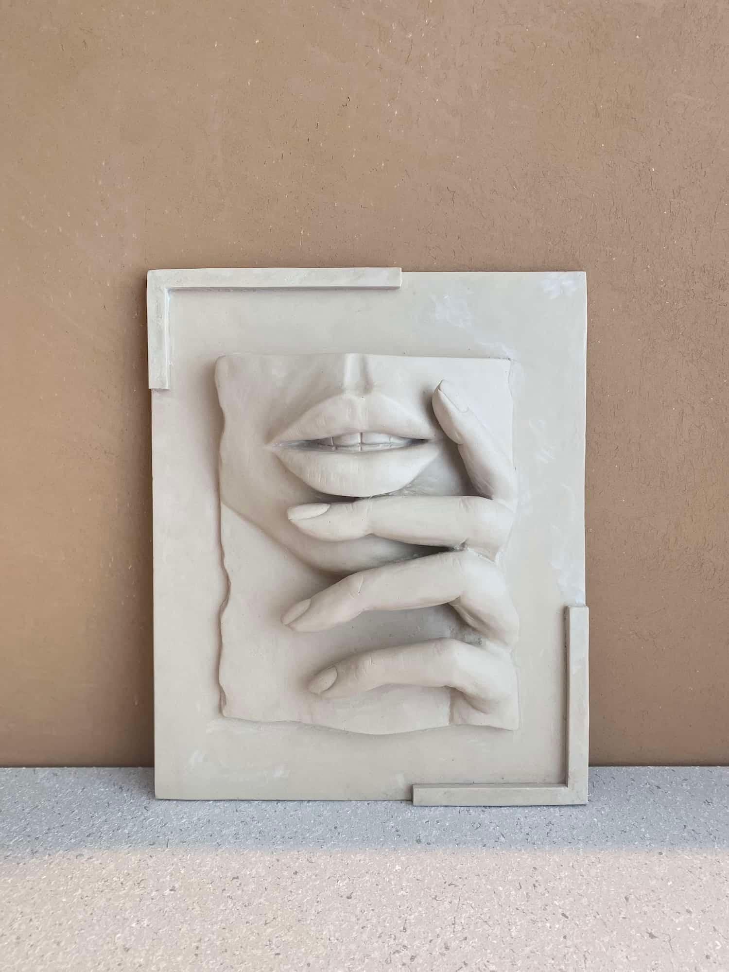 Object No.23 wall piece by Marcela Cure
Dimensions: W 40 x D 11 x H 62 cm
Materials: Resin and Stone Composite

This collection is inspired by the delicate curves of the female body, displaying soothing pieces that evoke effortless