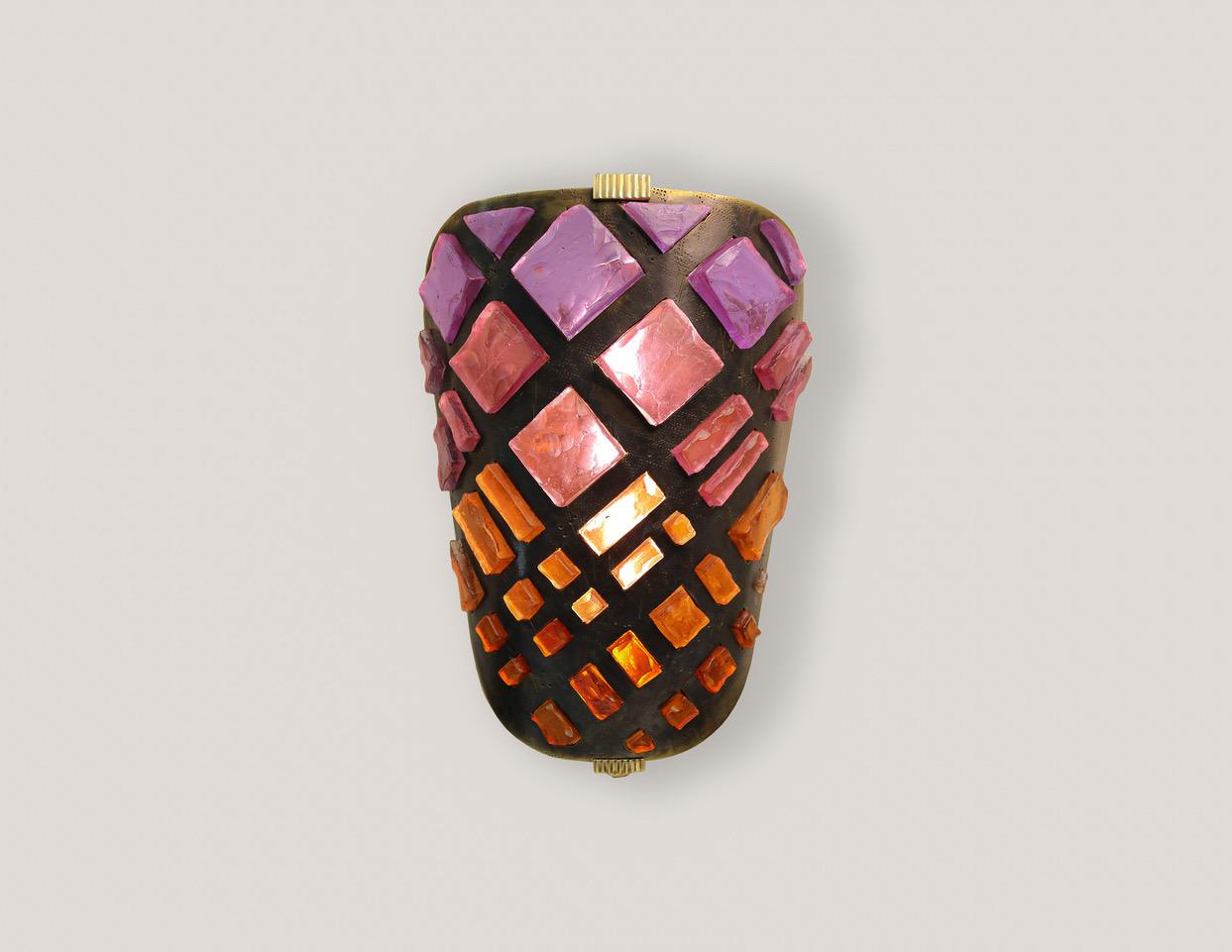 Objects of Ecstatic Desire Nro 001 by Beyond the West
Dimensions: W 35.5 x D 15.2 x H 43.8 cm.
Materials: Cast glass, Brass with hand-finished patina. 
Weight: Approx 19 kg.

Born from the earth; inspired by the sky…

OBJECTS OF ECSTATIC DESIRE
