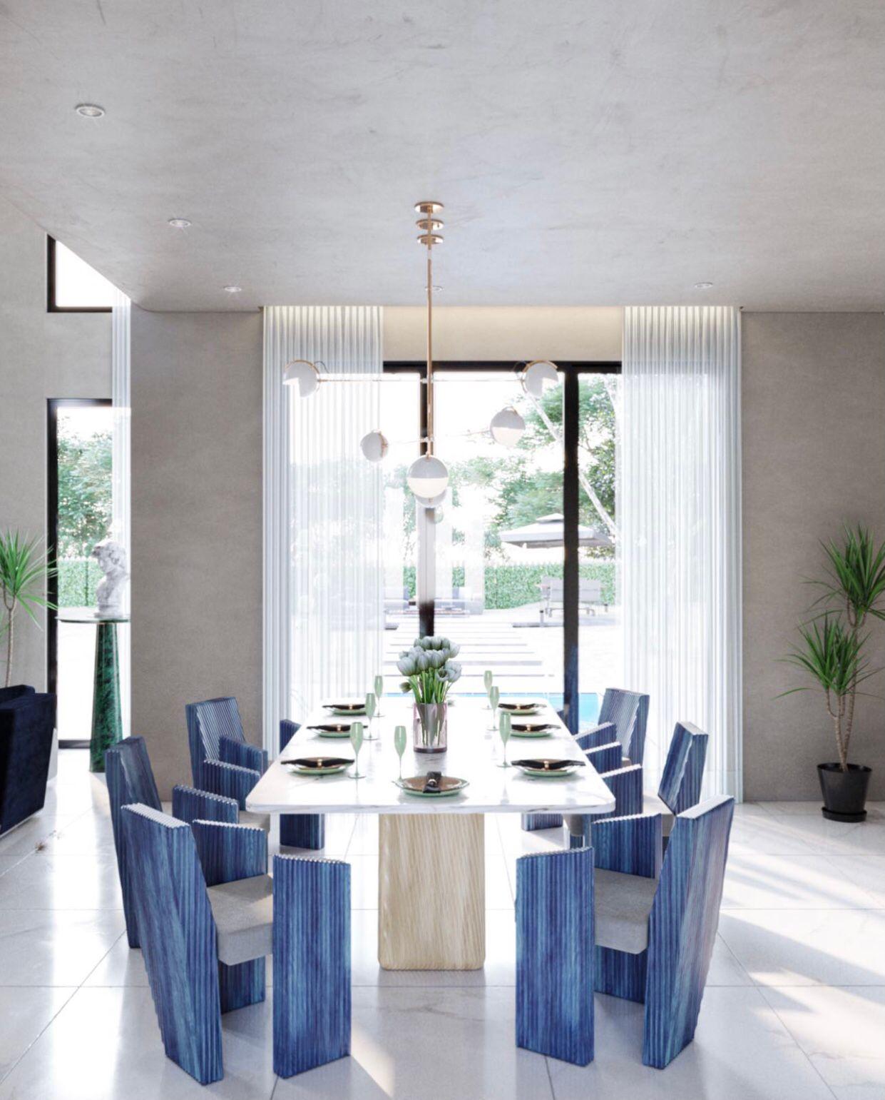 Objects of Nature Bluestone II Dining Chair by Ptang Studio For Sale at ...
