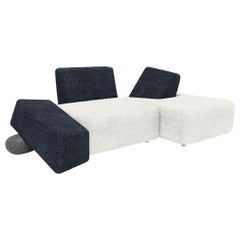 Objects of Nature Sarsen Two Seat Modular Sofa by Ptang Studio