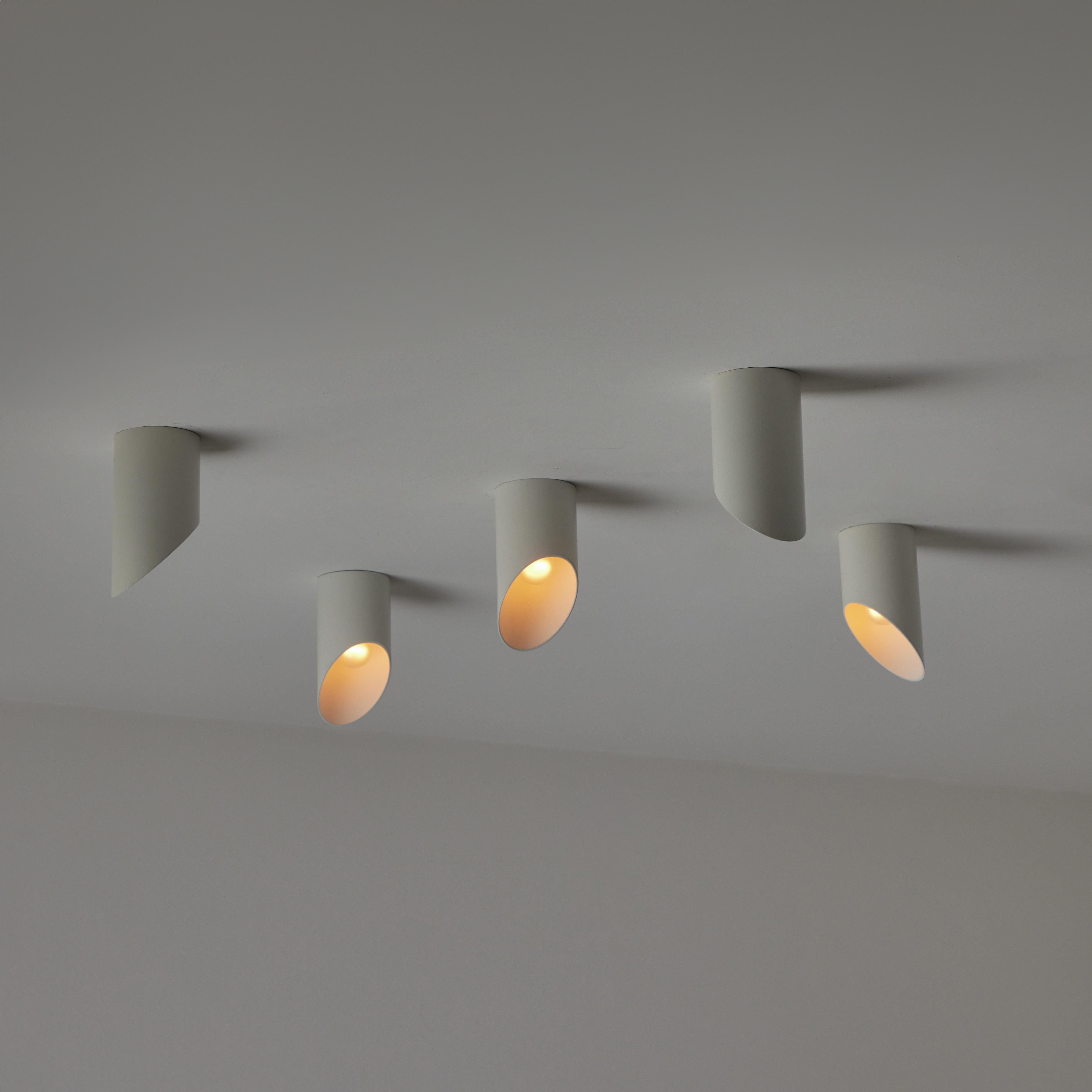 Mid-Century Modern 'Obliqua' Ceiling or Wall Lights by Claudio Dini for Bieffeplast  For Sale