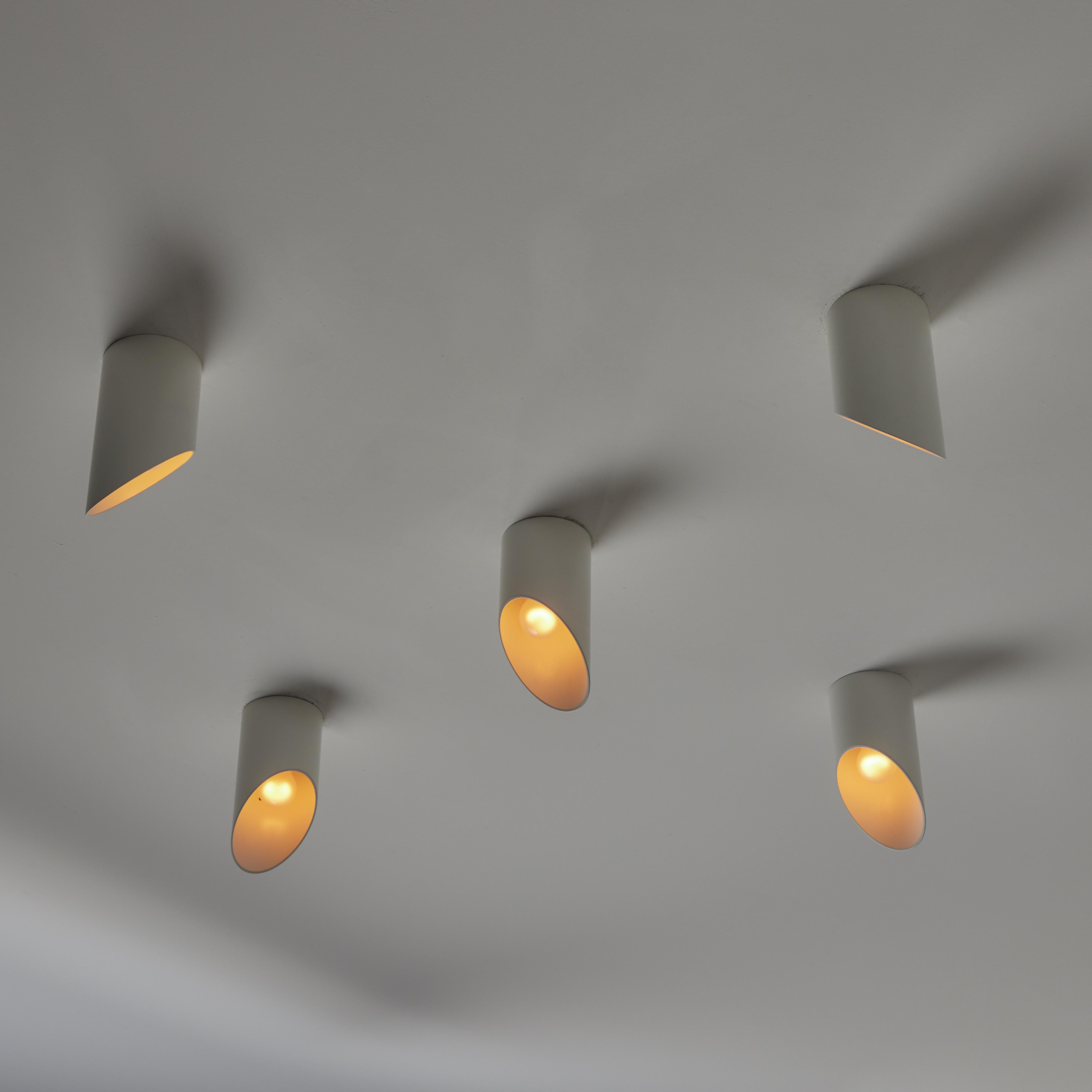 Enameled 'Obliqua' Ceiling or Wall Lights by Claudio Dini for Bieffeplast  For Sale
