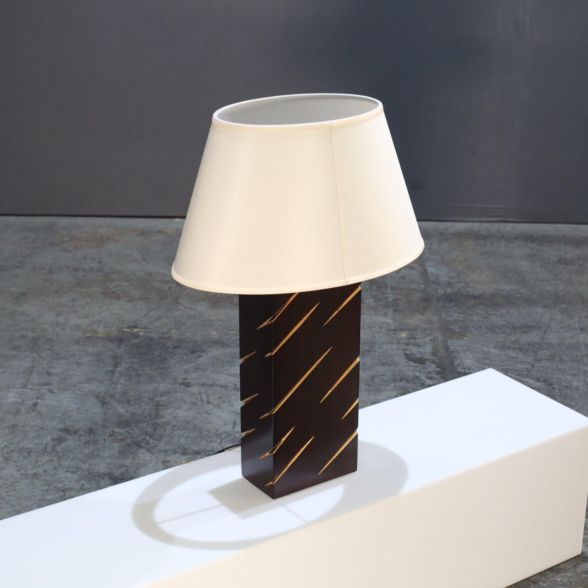 Modern Oblique Table Lamp by Christopher Guy
