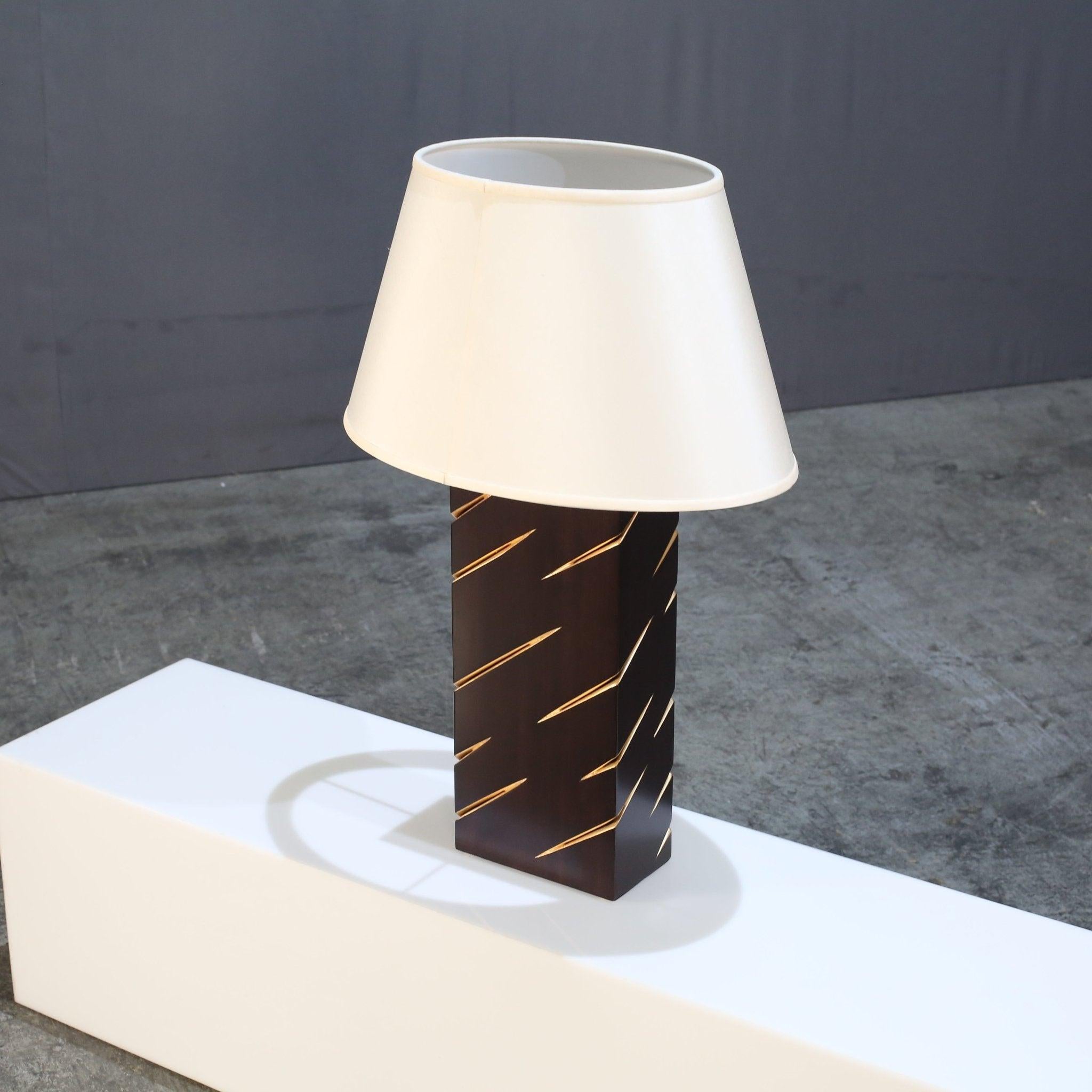 Oblique Table Lamp by Christopher Guy In Good Condition In Basildon, London