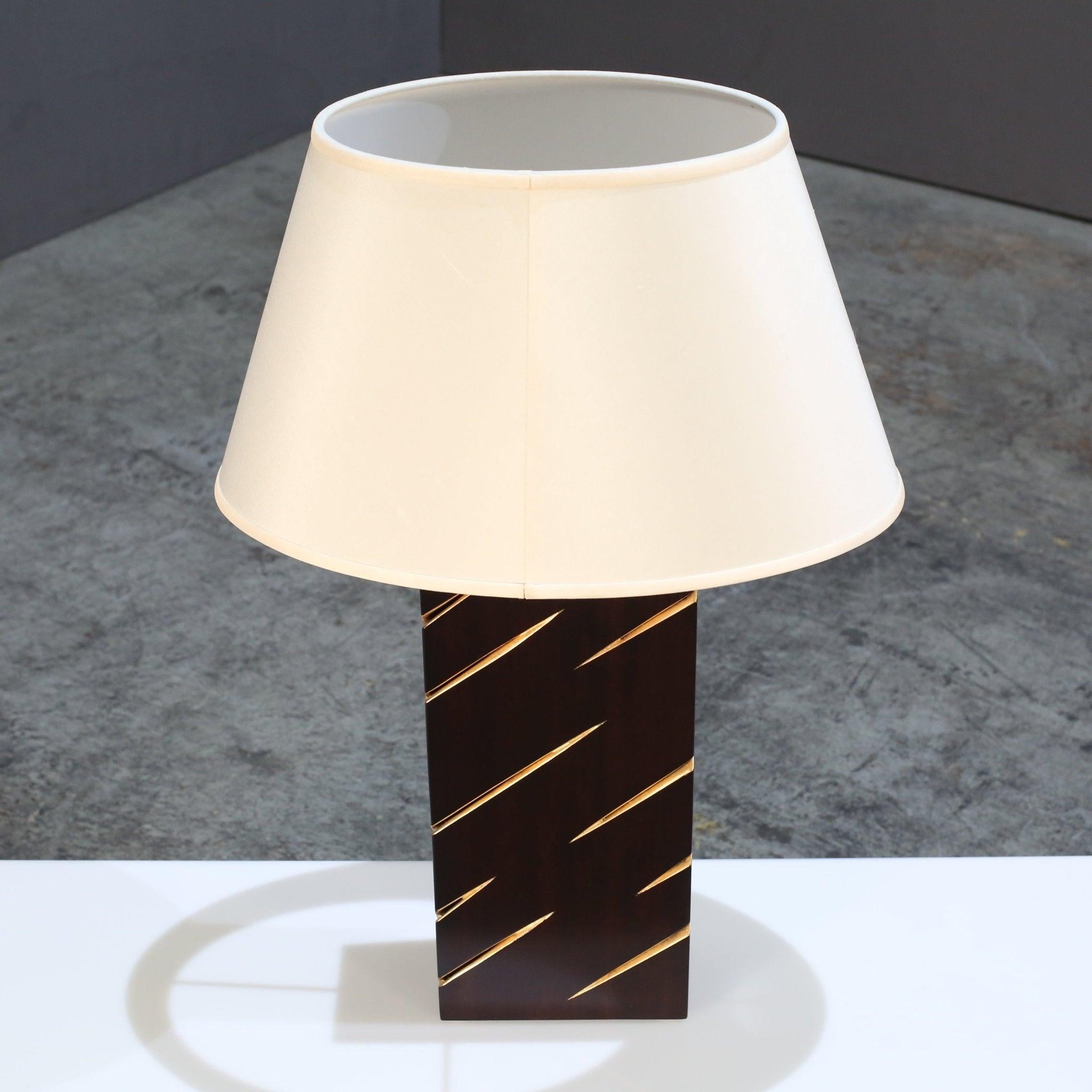 Contemporary Oblique Table Lamp by Christopher Guy