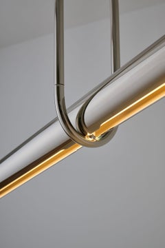 Lámpara colgante oblonga Calame de Jennifer Midoz