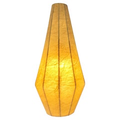 Oblong Cocoon Pendant light, Friedel Wauer for Goldkant Leuchten, 1960s