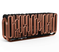 Oblong Copper Sideboard - Hand-Crafted Wood & Gold Leaf - Boca do Lobo