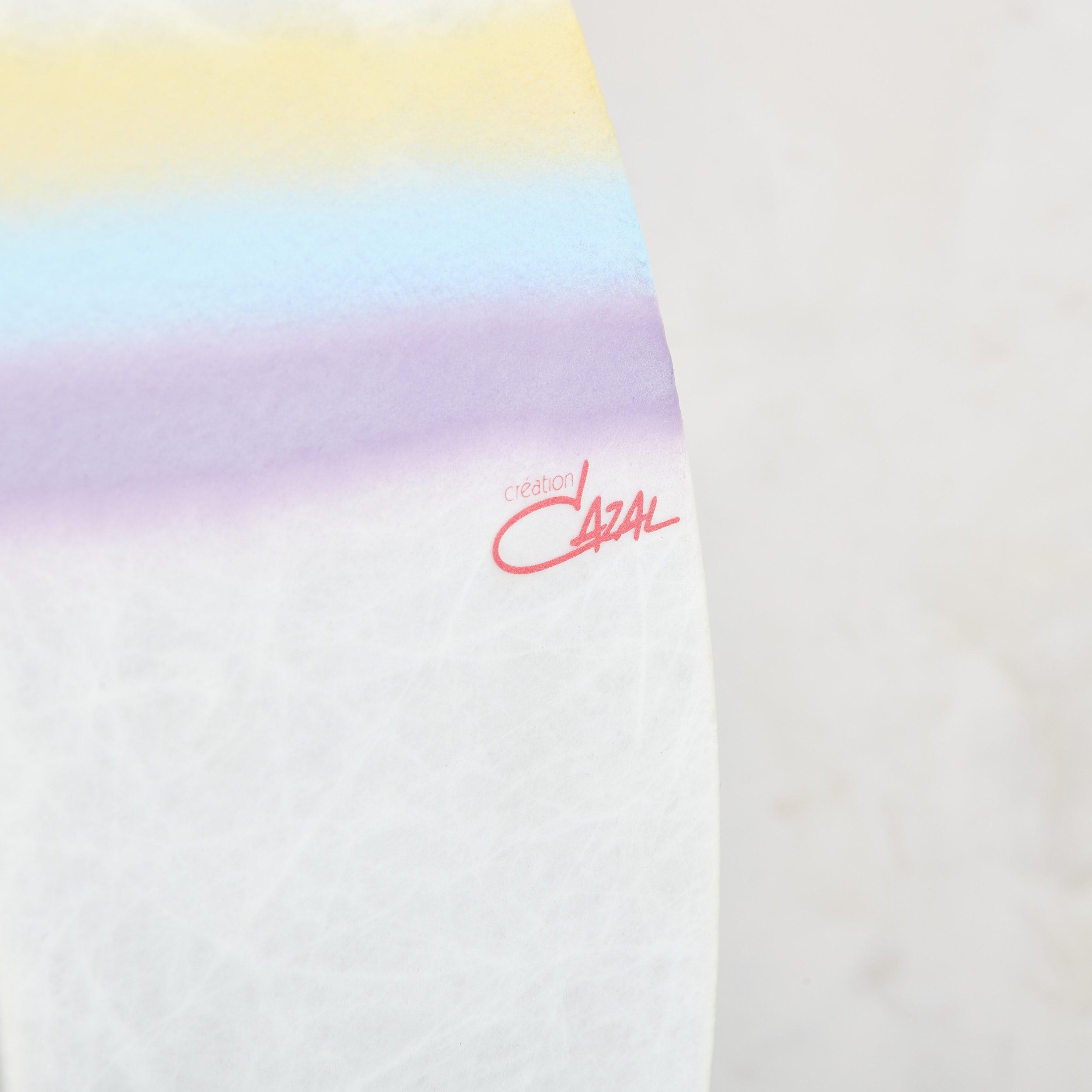 Lámpara de sobremesa Oblong Rainbow Cocoon de Cazal Crèation, Italia Años 70 Moderno de mediados de siglo en venta