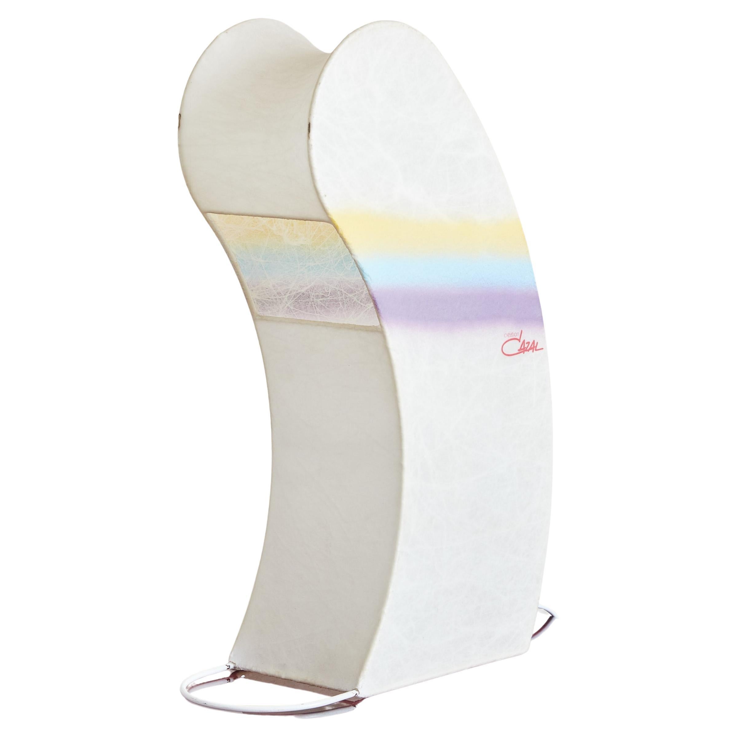Lampe de table oblongue Rainbow Cocoon par Cazal Crèation, Italie, années 1970