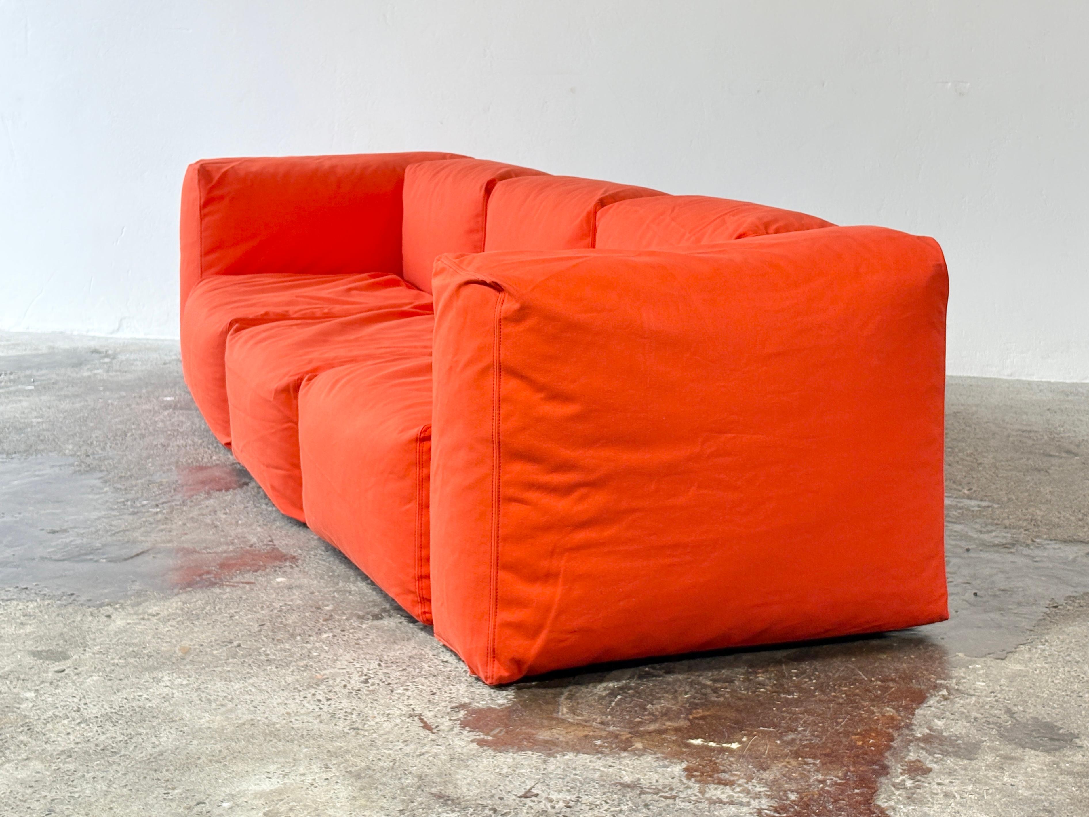 Divano componibile oblungo disegnato da Jasper Morrison per Cappellini in vendita 4