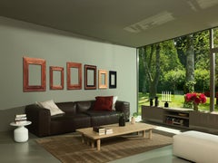 Oblong System Sofa in Multi-Density Foam and Brown Leather by Jasper Morrison