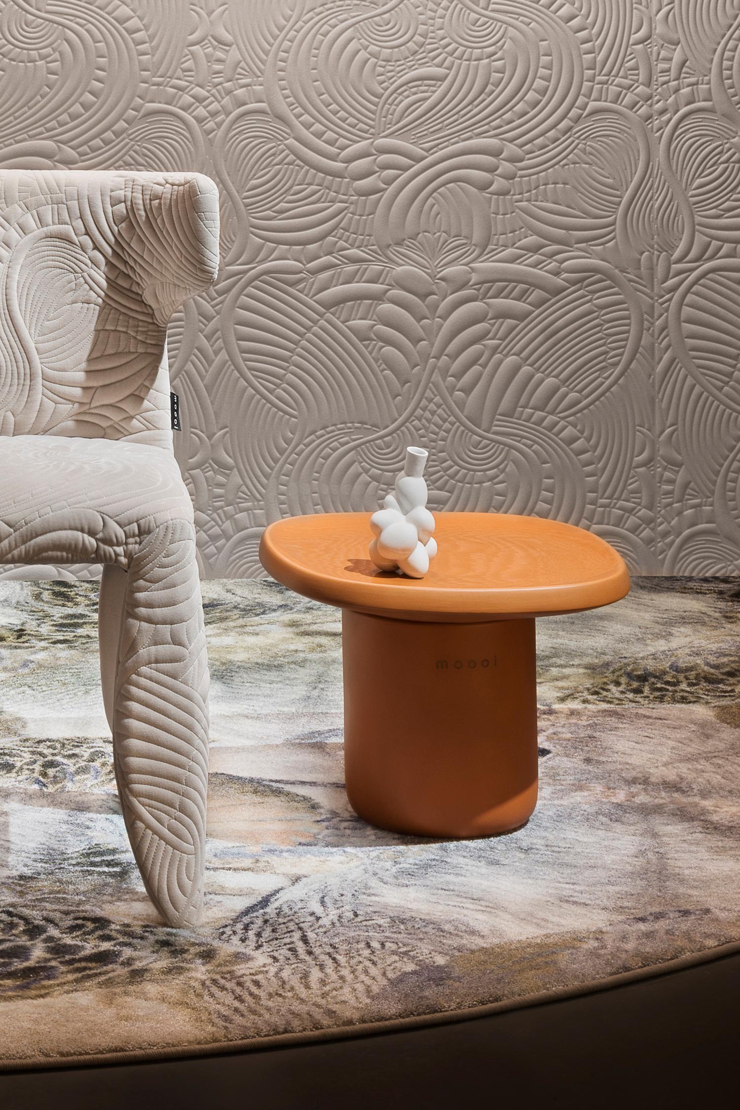 Obon is a collection of 3 tables inspired by an ancient, irregular material: Terracotta. With its origins lost in the mists of time, terracotta is at the base of millenary archeological finds all over the world.

The Obon has a raw terra-cotta