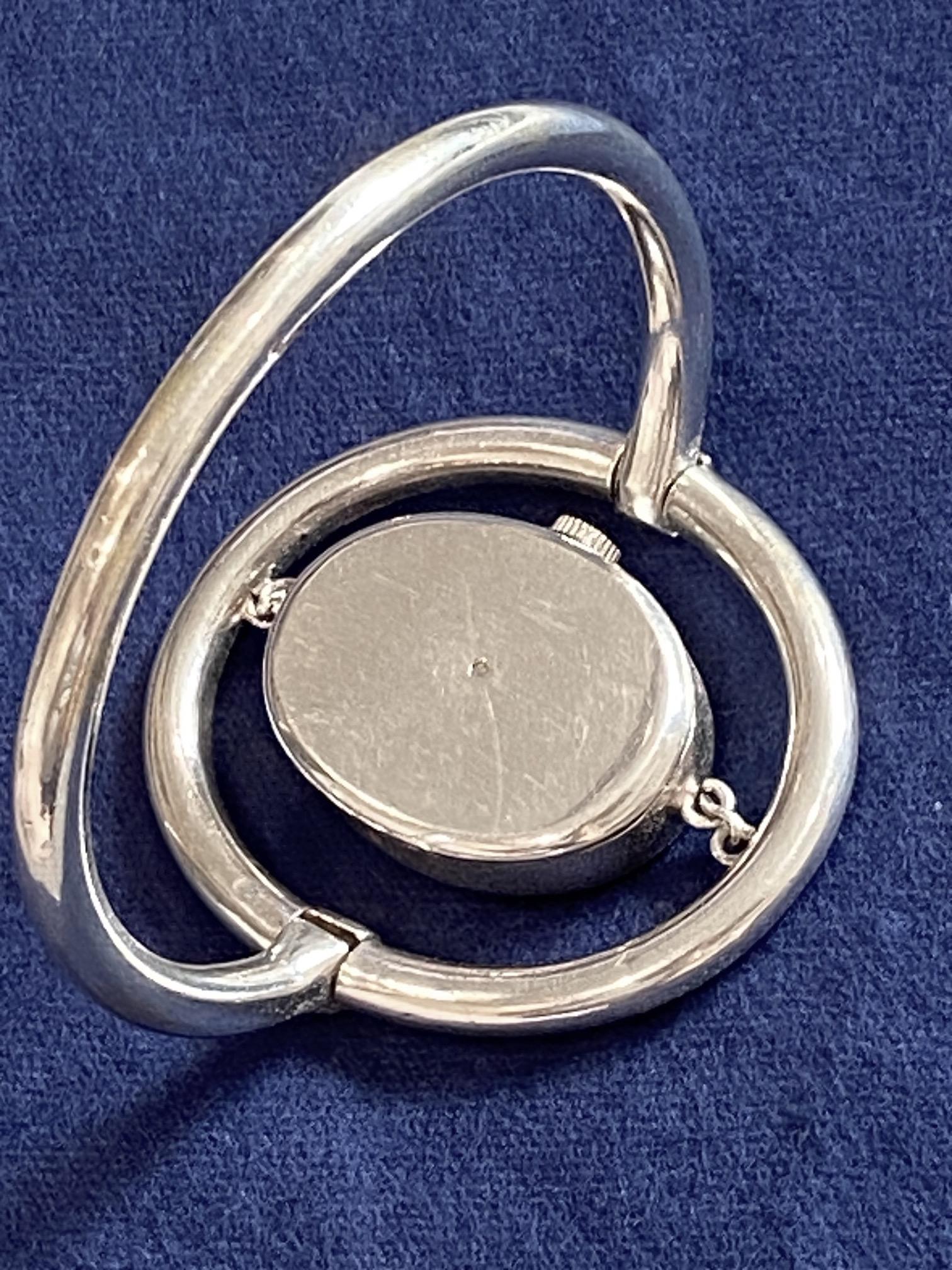 Women's or Men's Obrey French Sterling Silver 1970s 