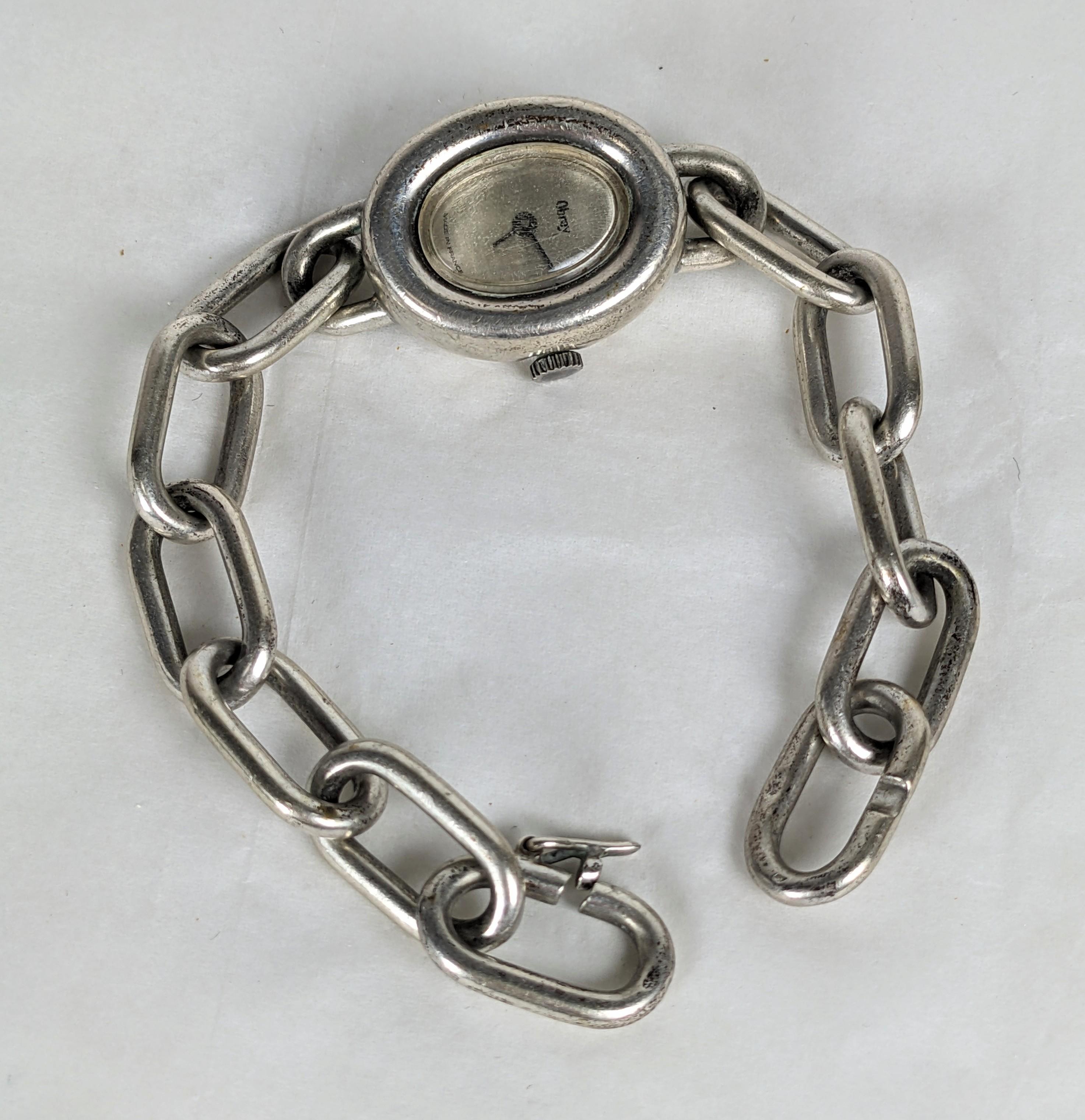 Obrey, París Elegante pulsera reloj de plata Artesano en venta