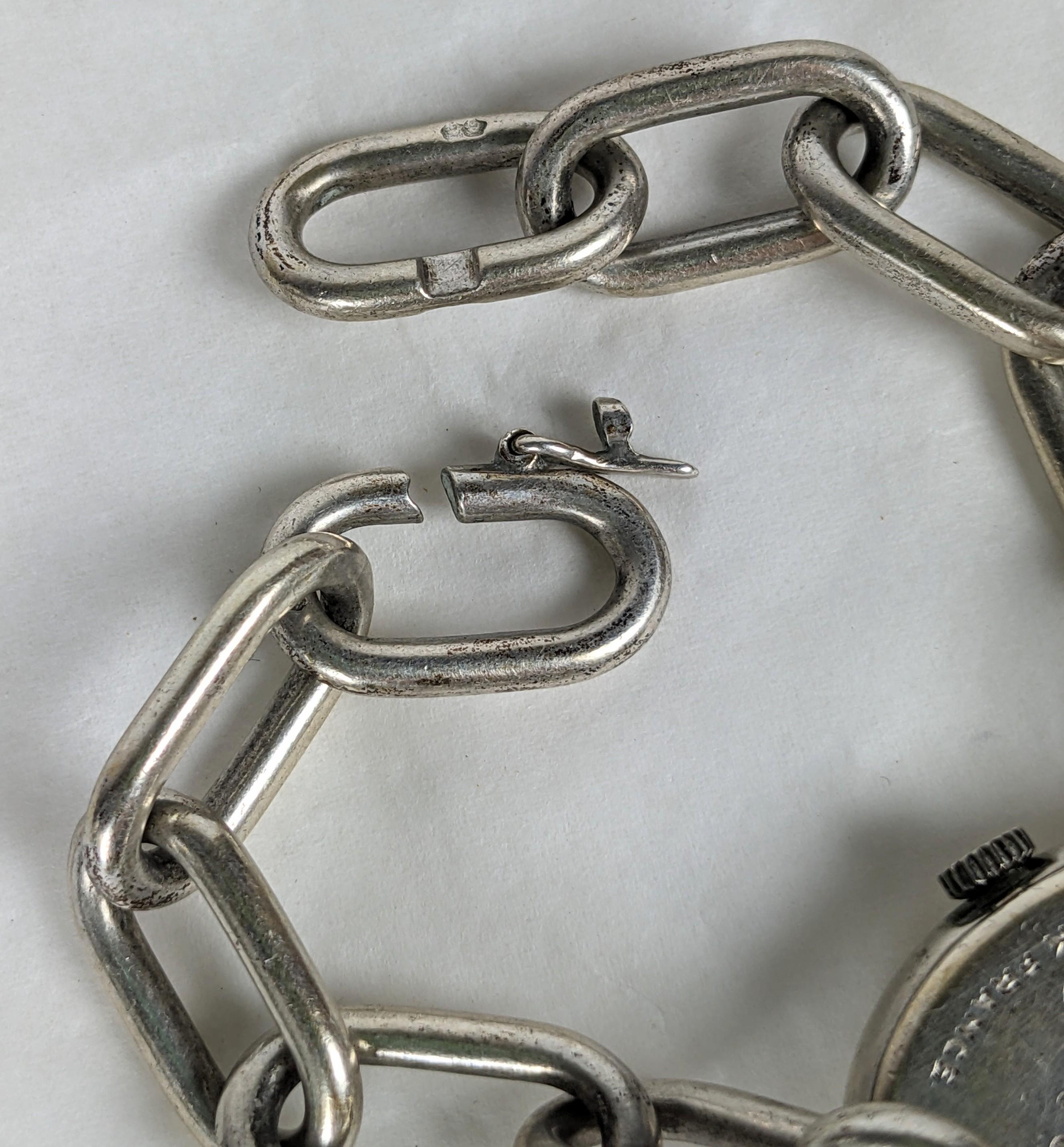 Obrey, París Elegante pulsera reloj de plata en venta 2