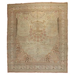 Observational Antique Persian Tabriz Room Size Rug