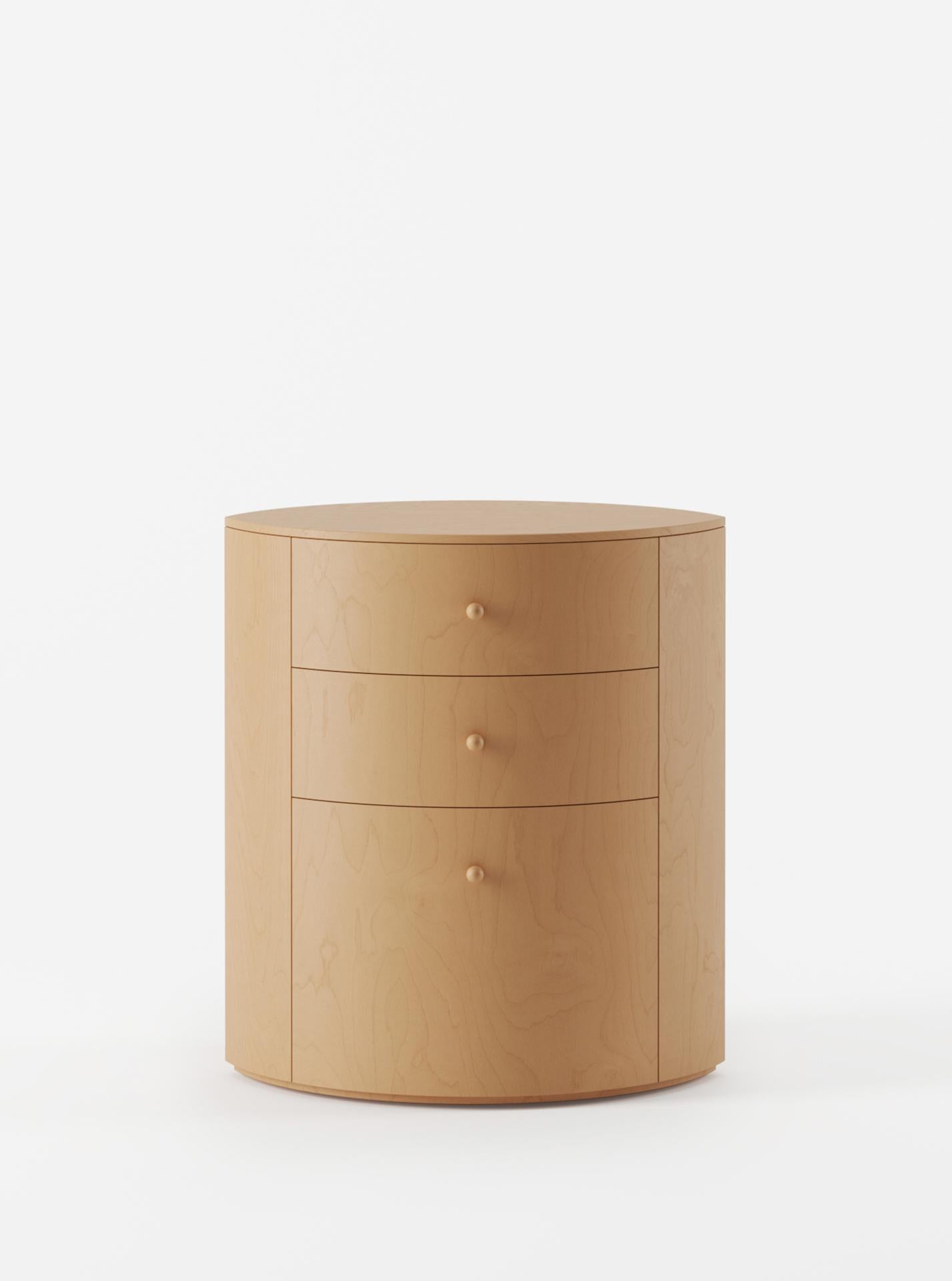 Product Inspiration 

The shape of the Observer nightstand is inspired by a fond childhood memory of designer Yaniv Chen. In his grandmother’s bedroom, her nightstand was a small but charming fixture—topped with night creams, a rotating pile of
