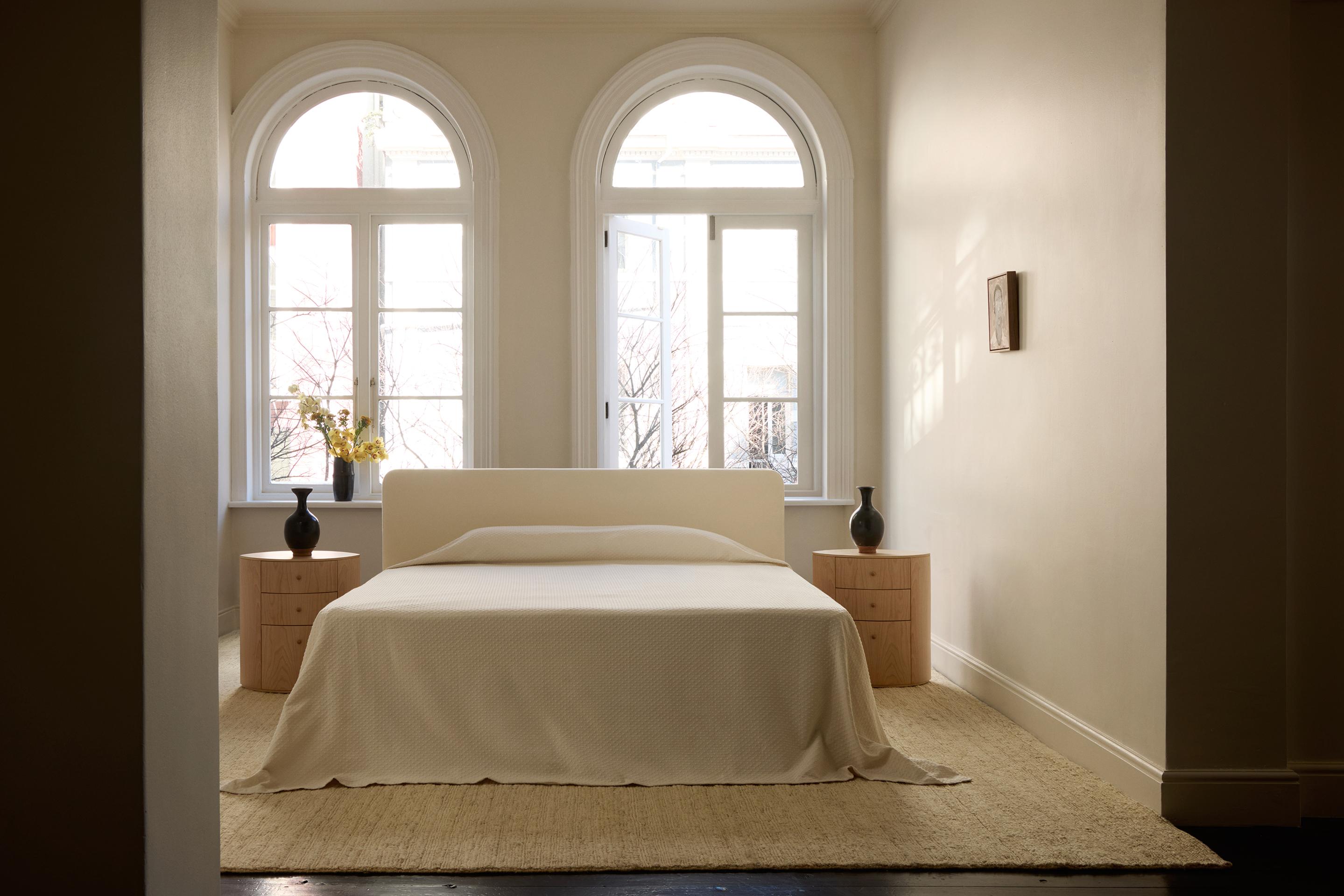Veneer Observer Nightstand Natural Birch designed by Yaniv Chen made in Portugal For Sale