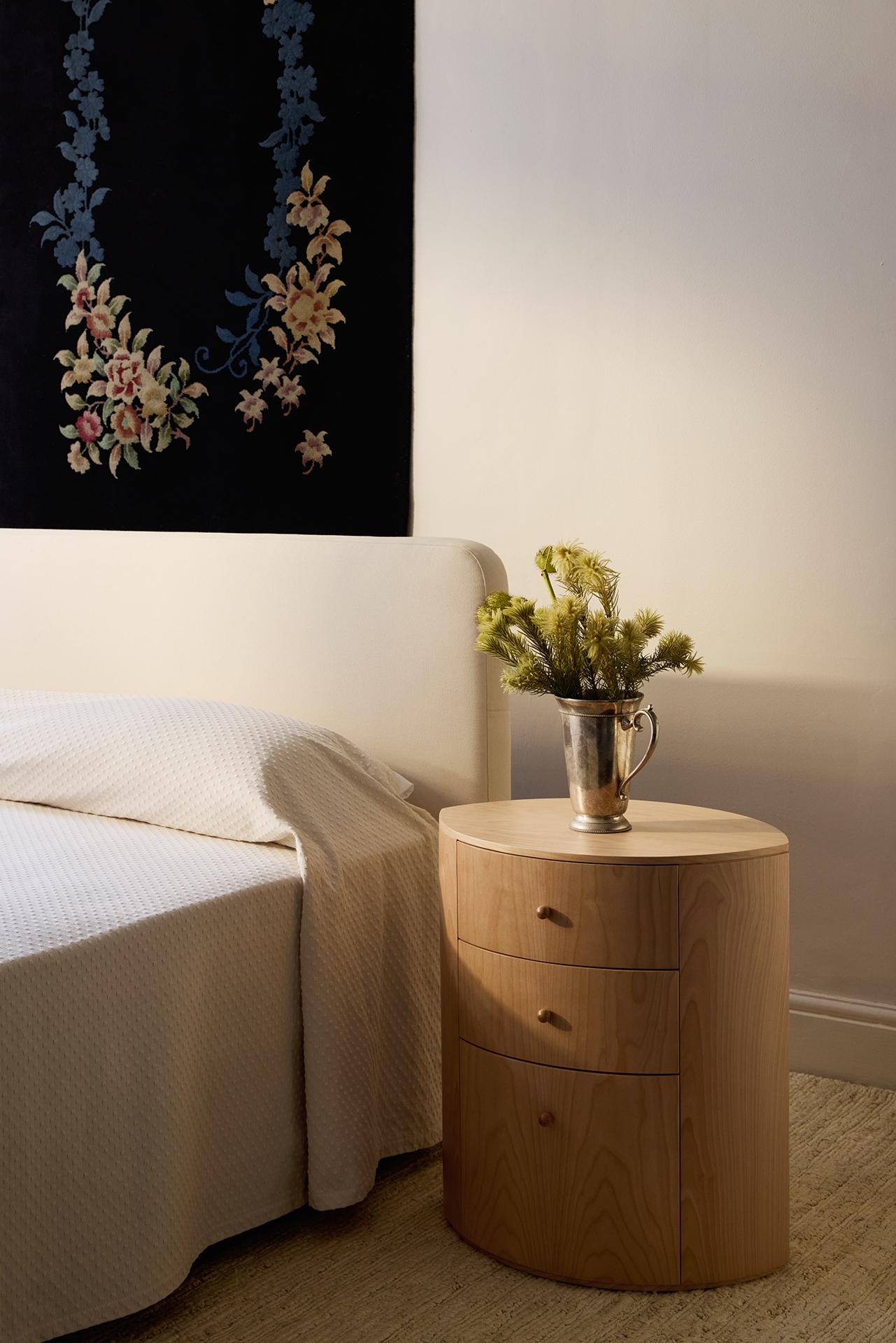 Observer Nightstand Natural Birch designed by Yaniv Chen made in Portugal For Sale 1