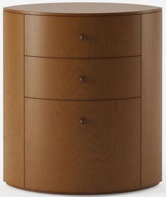 Observer Nightstand Warm Brown Birch designed by Yaniv Chen made in Portugal