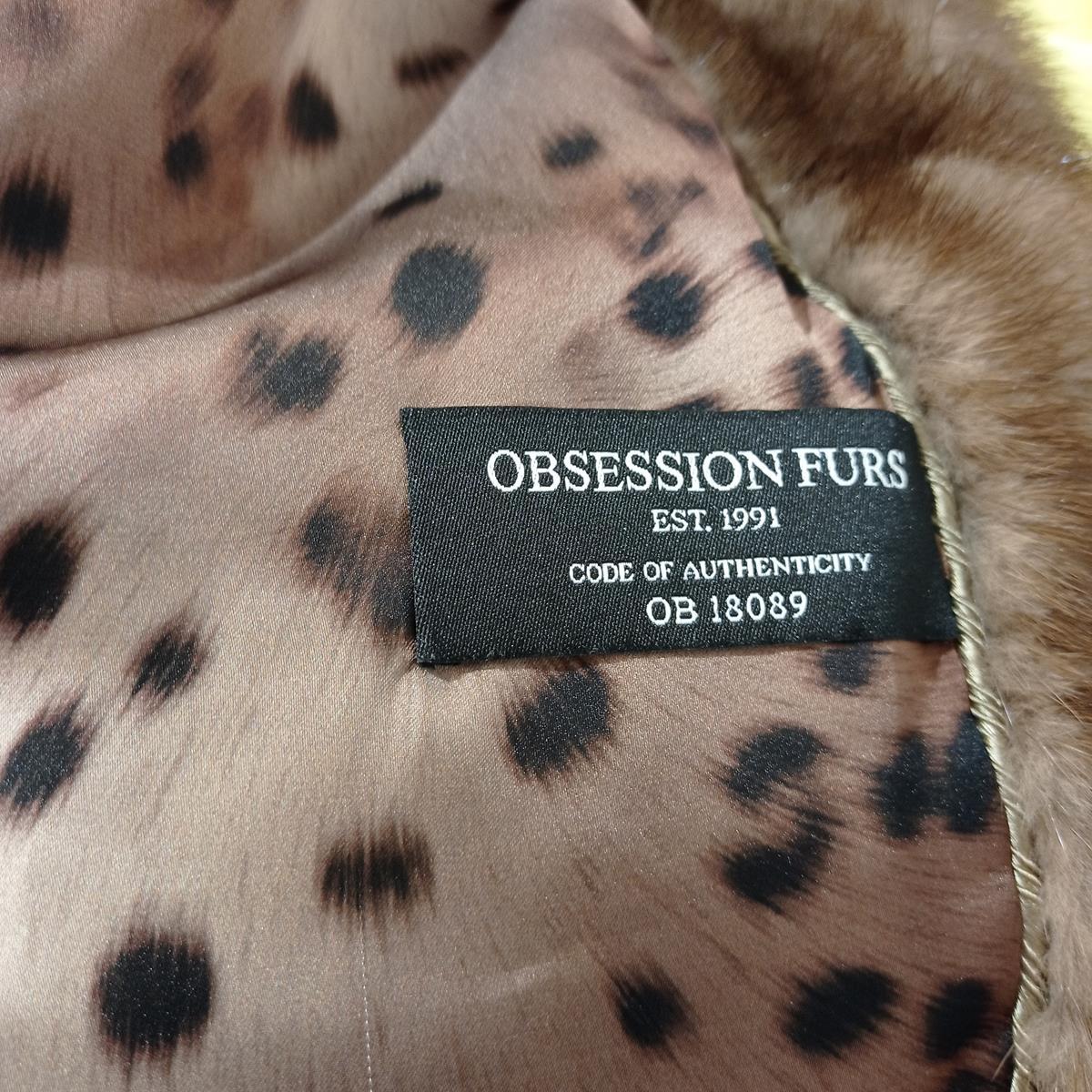Obsession Furs Mink fur Jacket S For Sale 2
