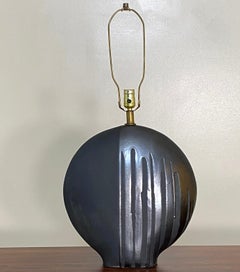 Obsidian Glaze Table Lamp by Markel