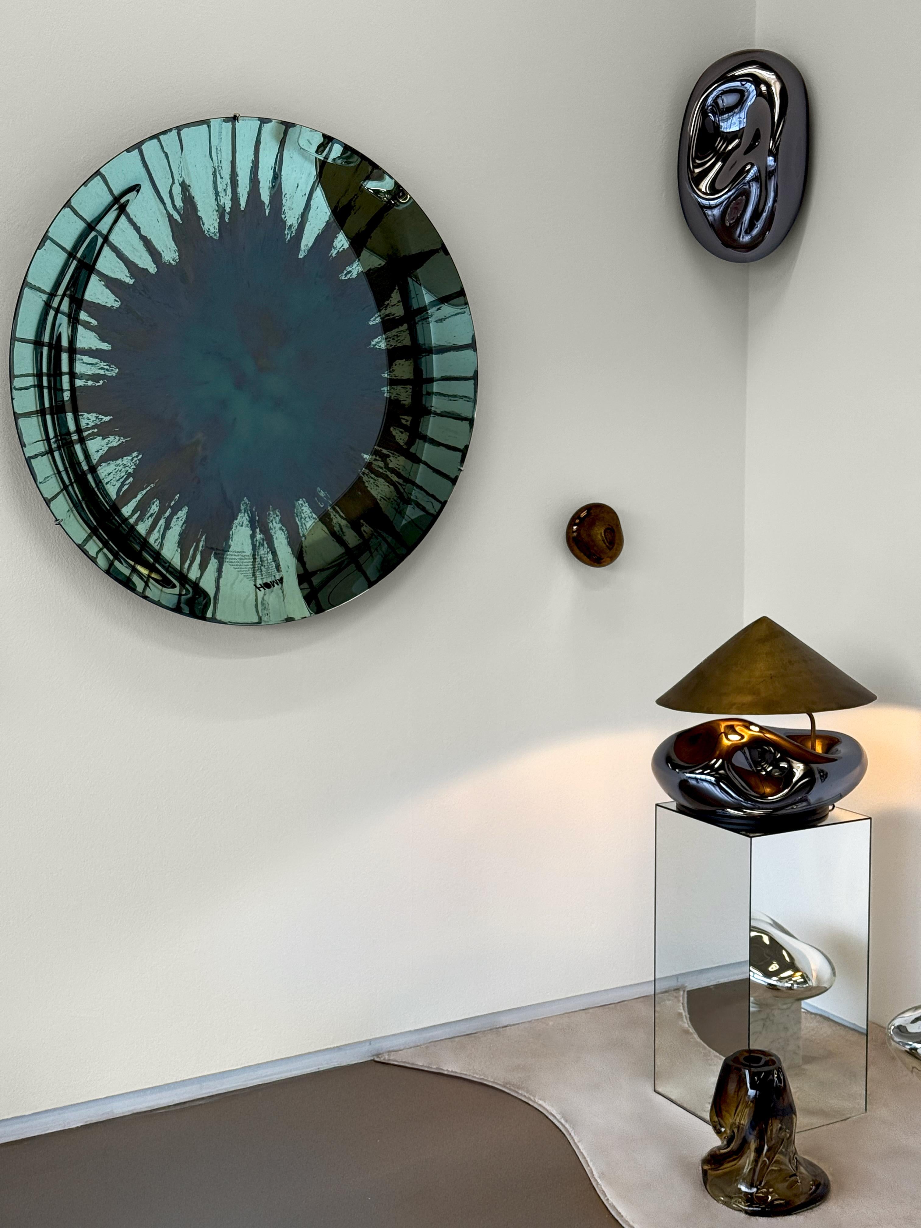 XXIe siècle et contemporain Lampe en obsidienne en vente