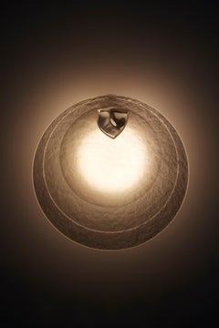 Obsidian Shield Wall Lamp by Stories of Italy