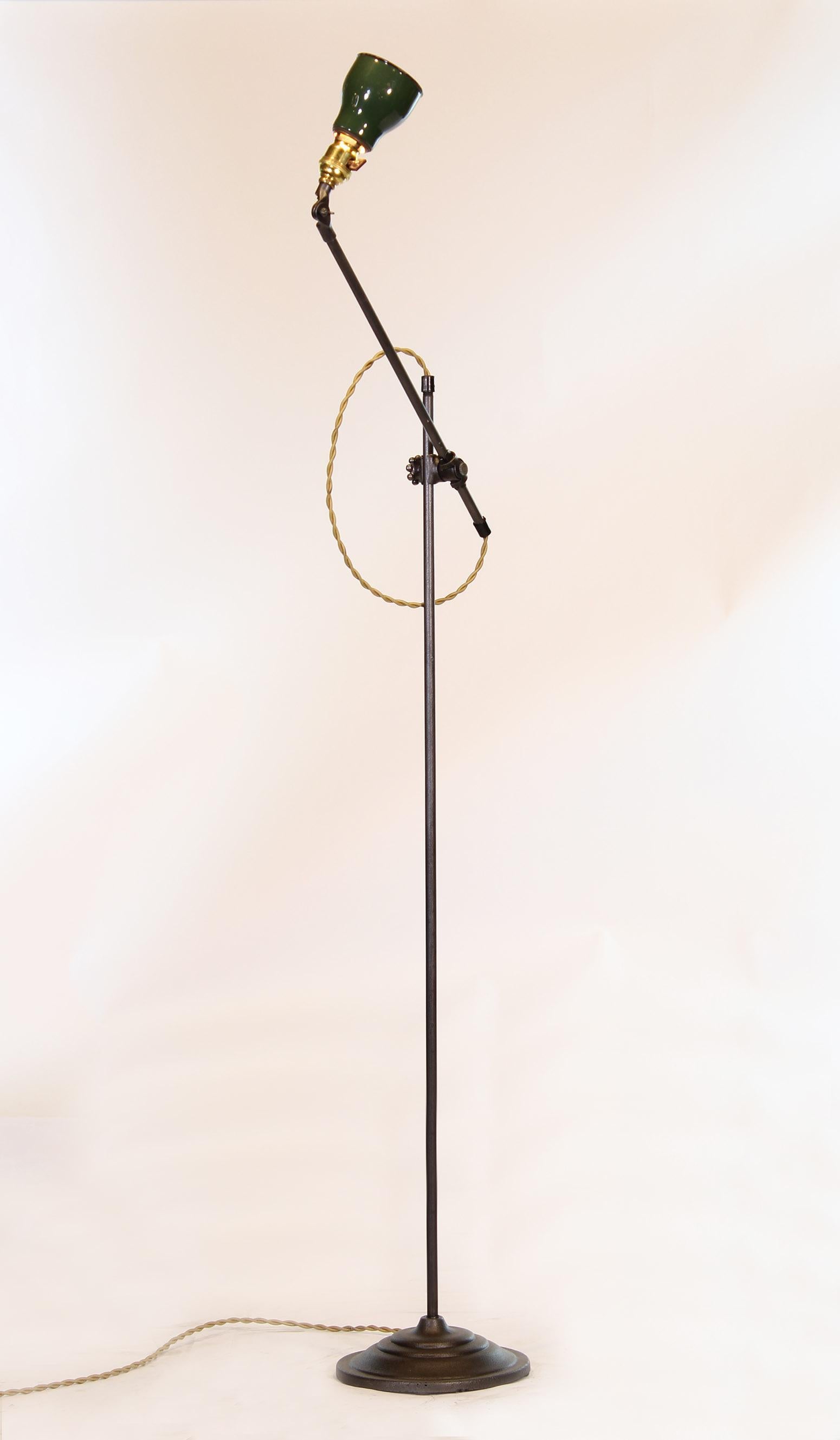 O.C. White Adjustable Floor Lamp 6