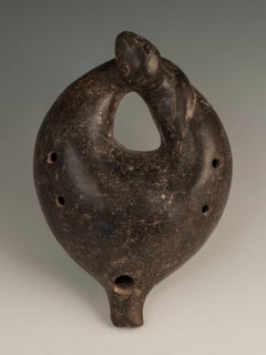 Ocarina in the Shape of a Serpent, Colima, West Mexico, circa 100 B.C.-250 A.D.