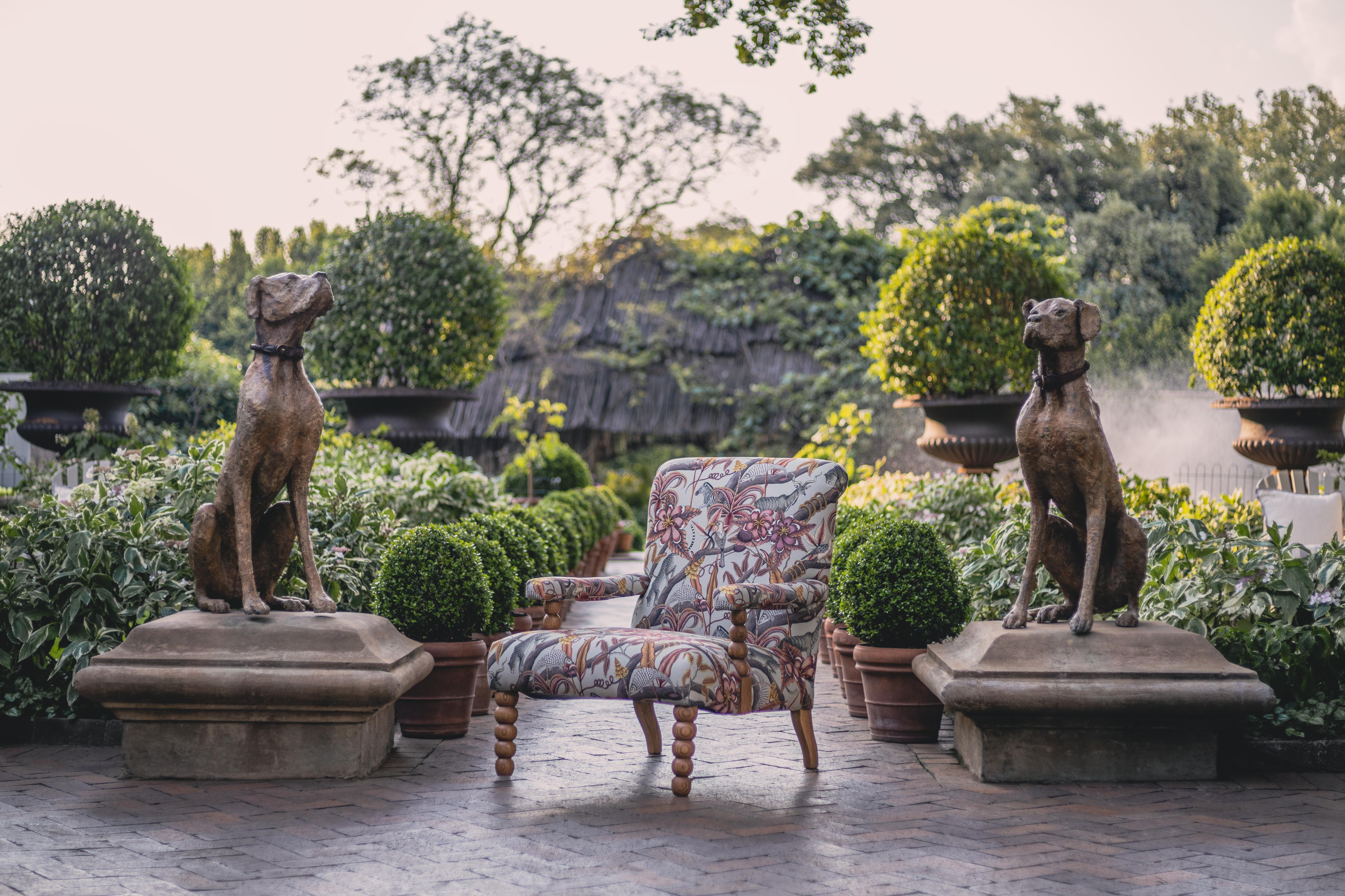 Contemporary Occasional Chair - KUDU POD CHAIR - PANGOLIN PARK PLUM - VELVET - SEALED OAK For Sale