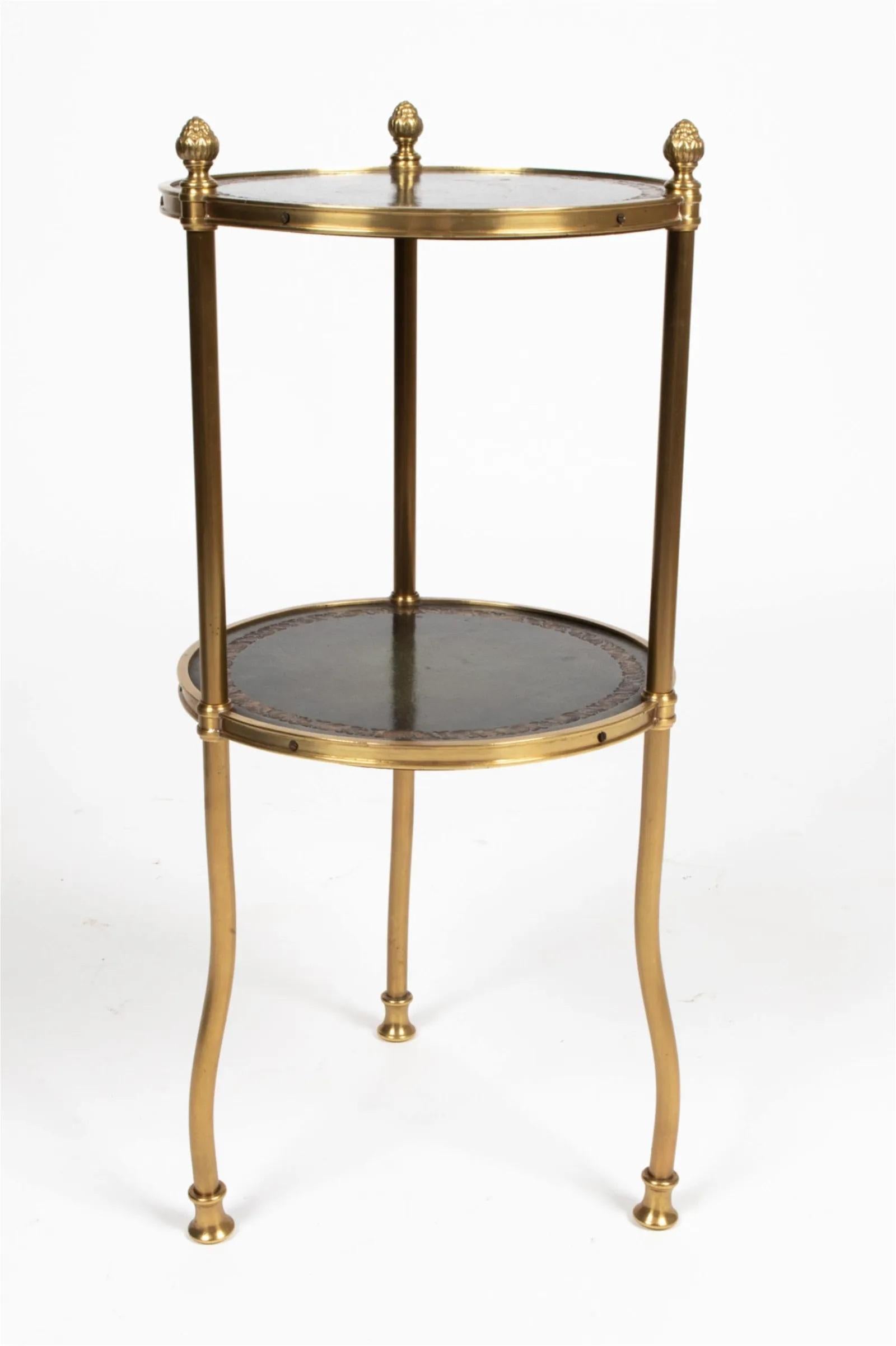 American Occasional Hollyhock Side Table Inspired by a Frances Elkins Design