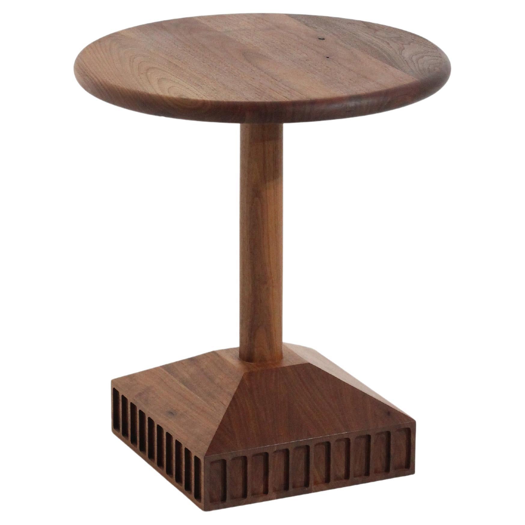 Occasional Side Table in Walnut Oil, 2023  For Sale