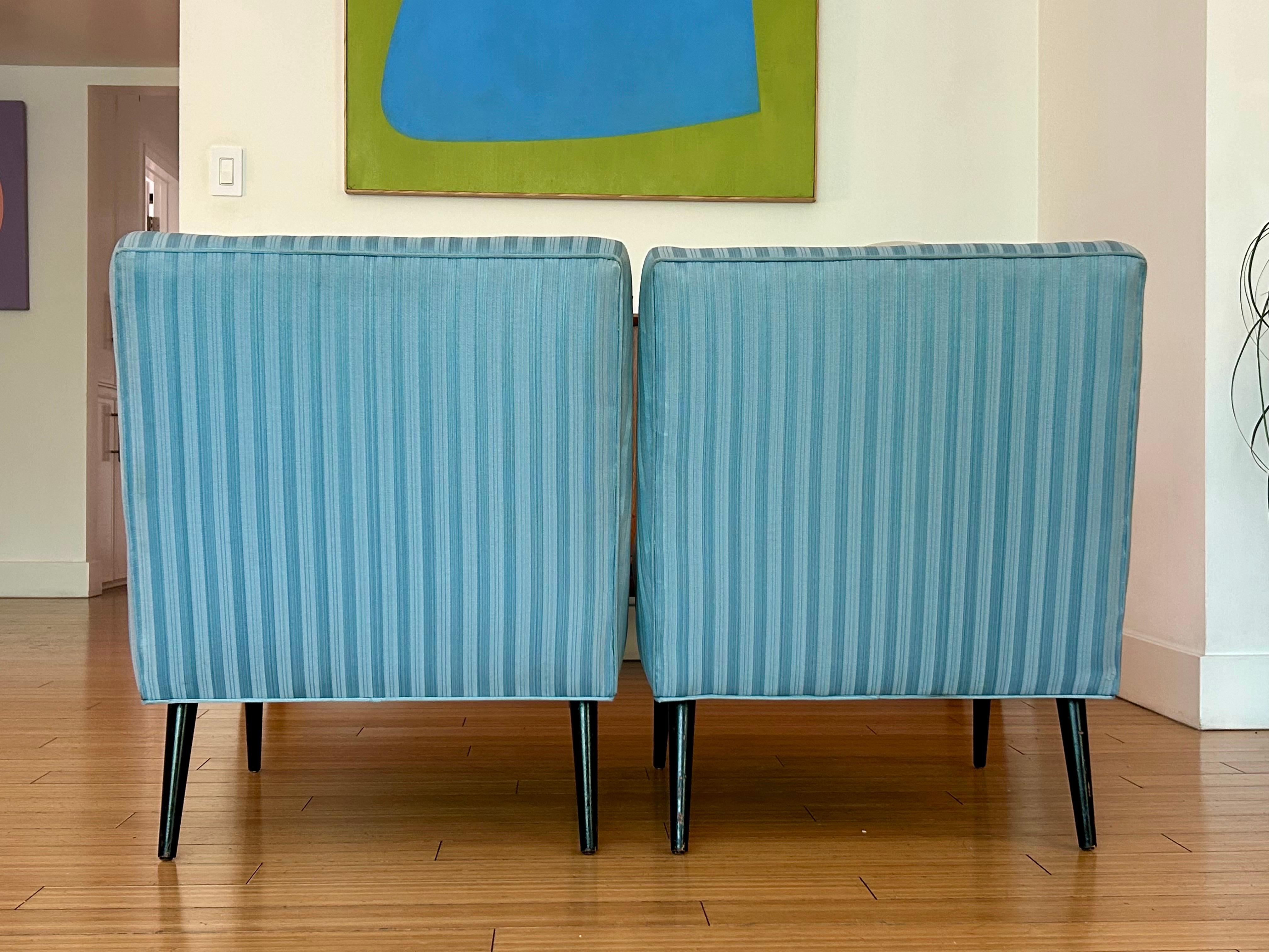 Occasional Slipper Lounge Chairs Paul McCobb For Sale 2